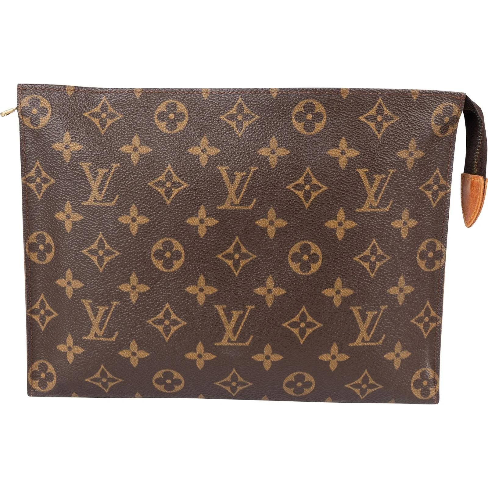 Poche toilette leather vanity case