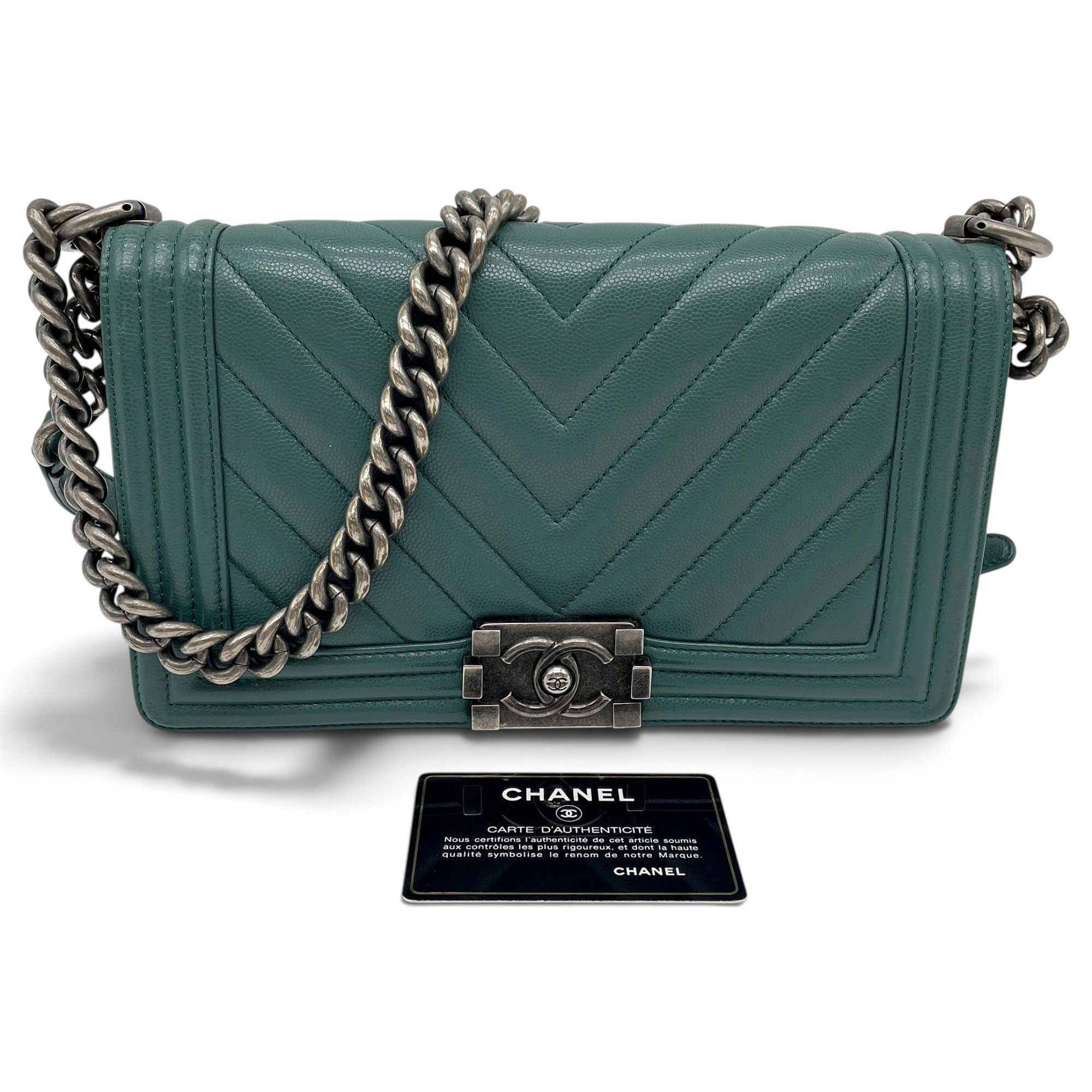 Boy leather crossbody bag