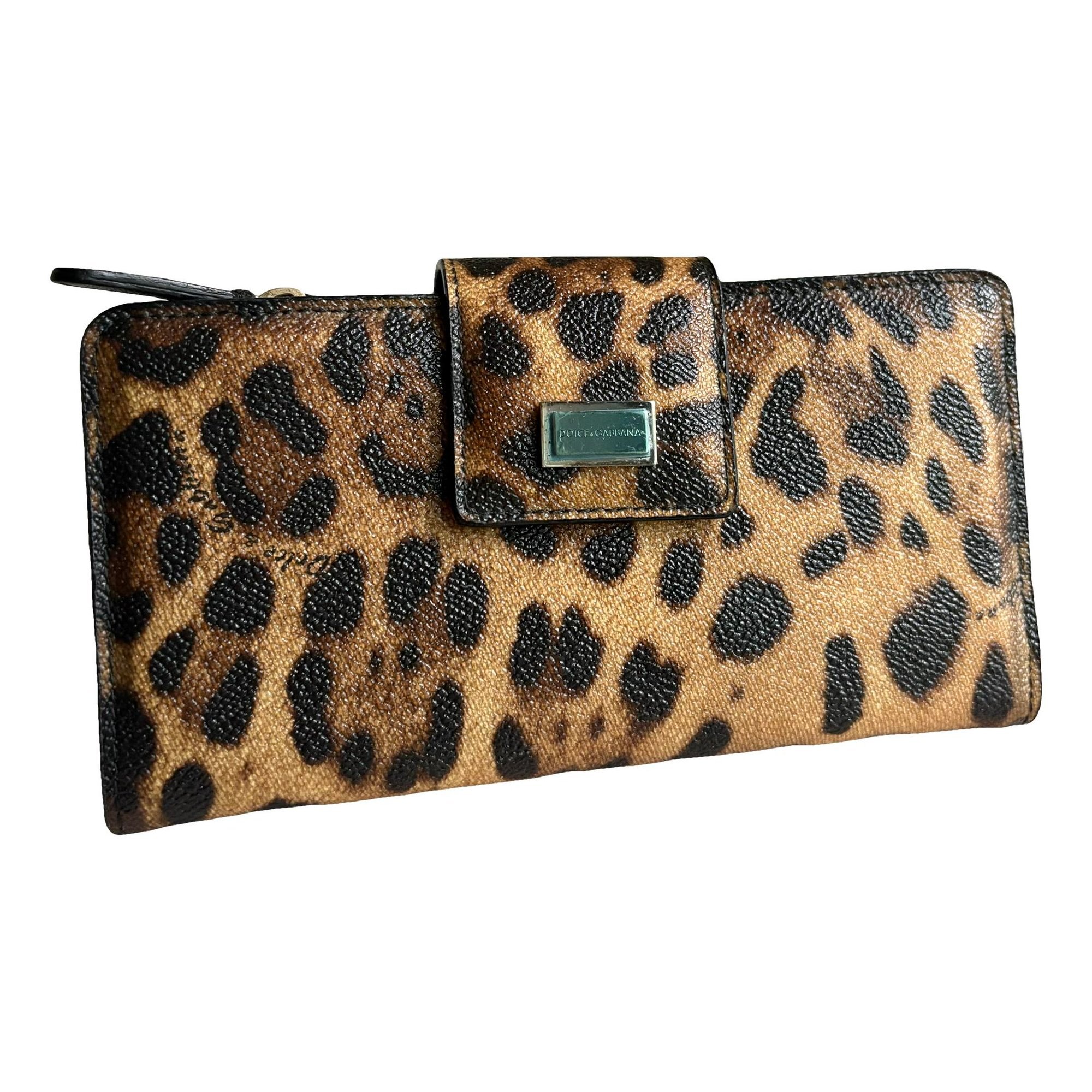 Dolce & Gabbana Sicily leather clutch bag