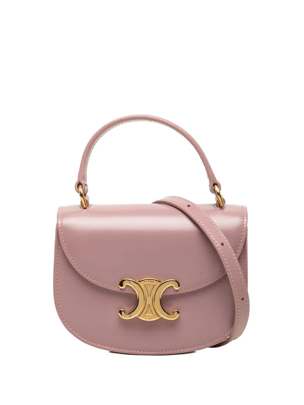 2023 Mini Shiny Calfskin Besace Clea satchel