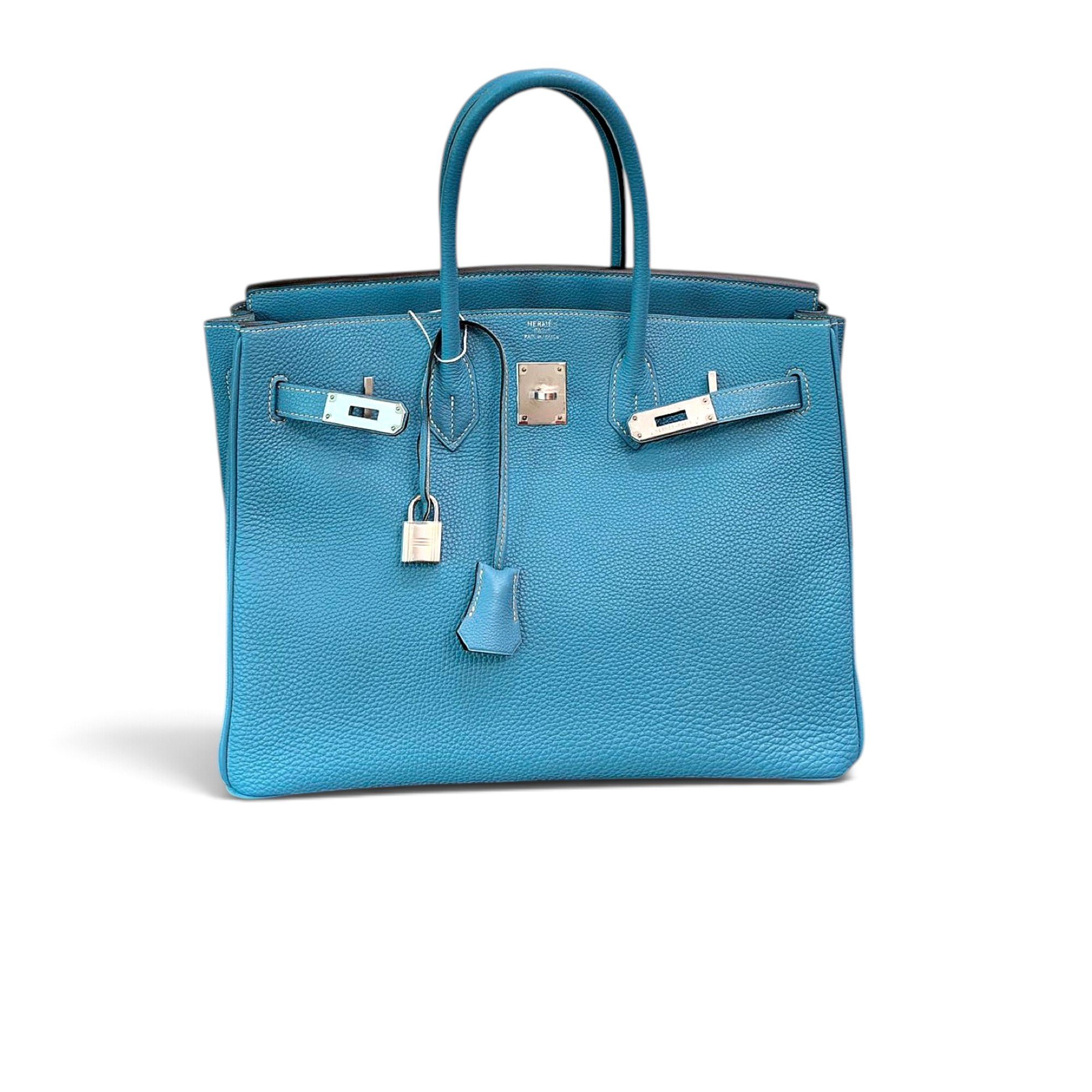Birkin 35 leather handbag