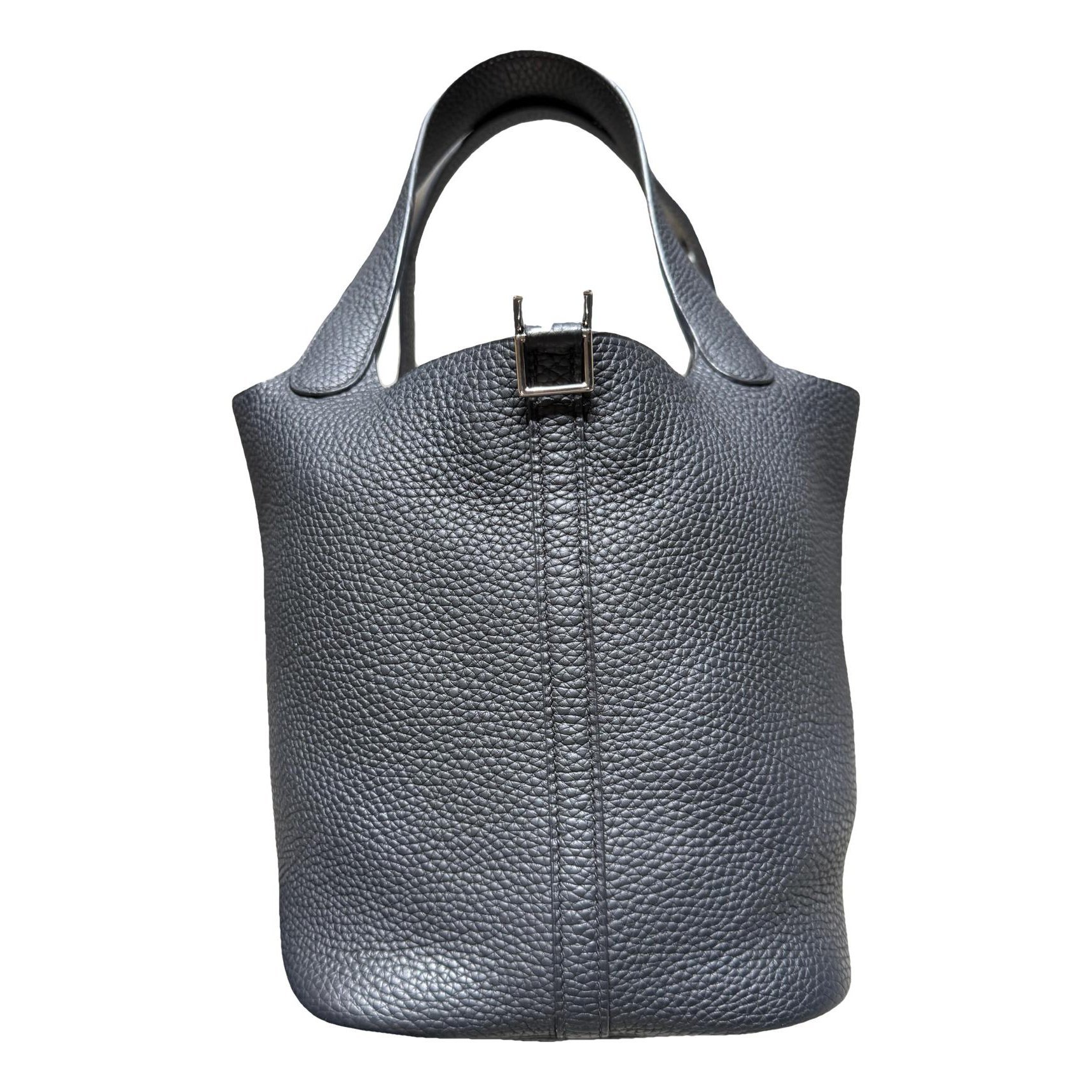 Picotin leather tote