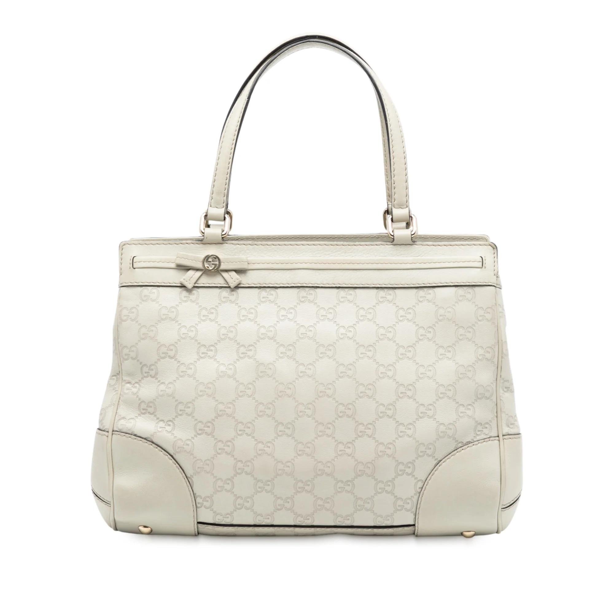Leather tote