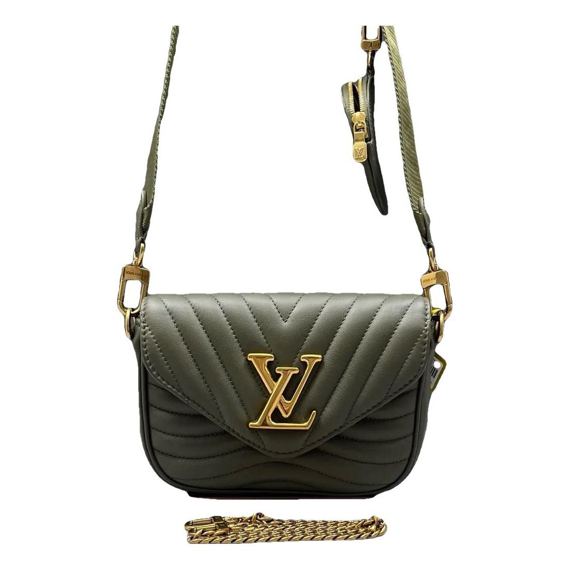 Multi-Pochette New Wave leather crossbody bag