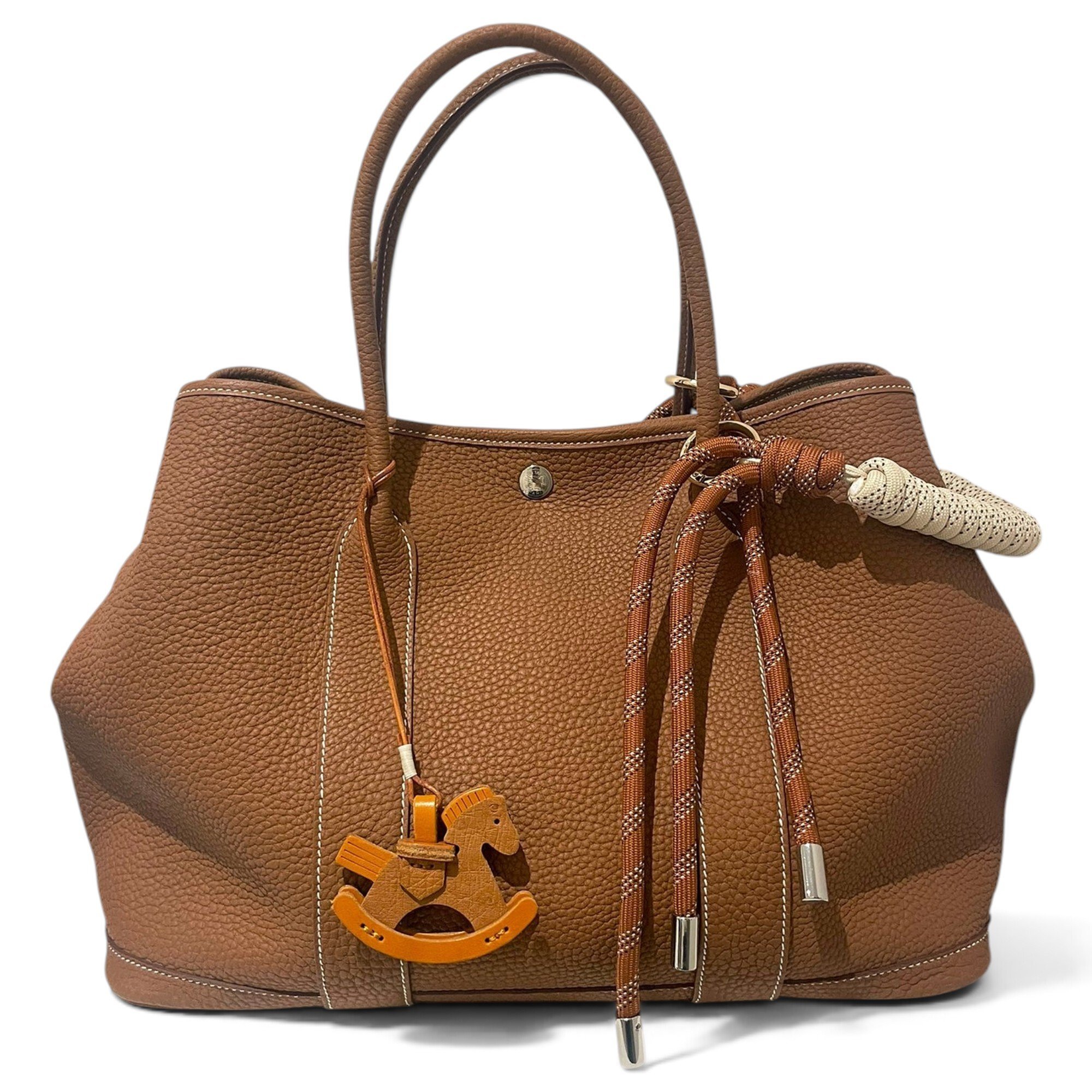 Hermes Garden Party 36 Handbag Gold