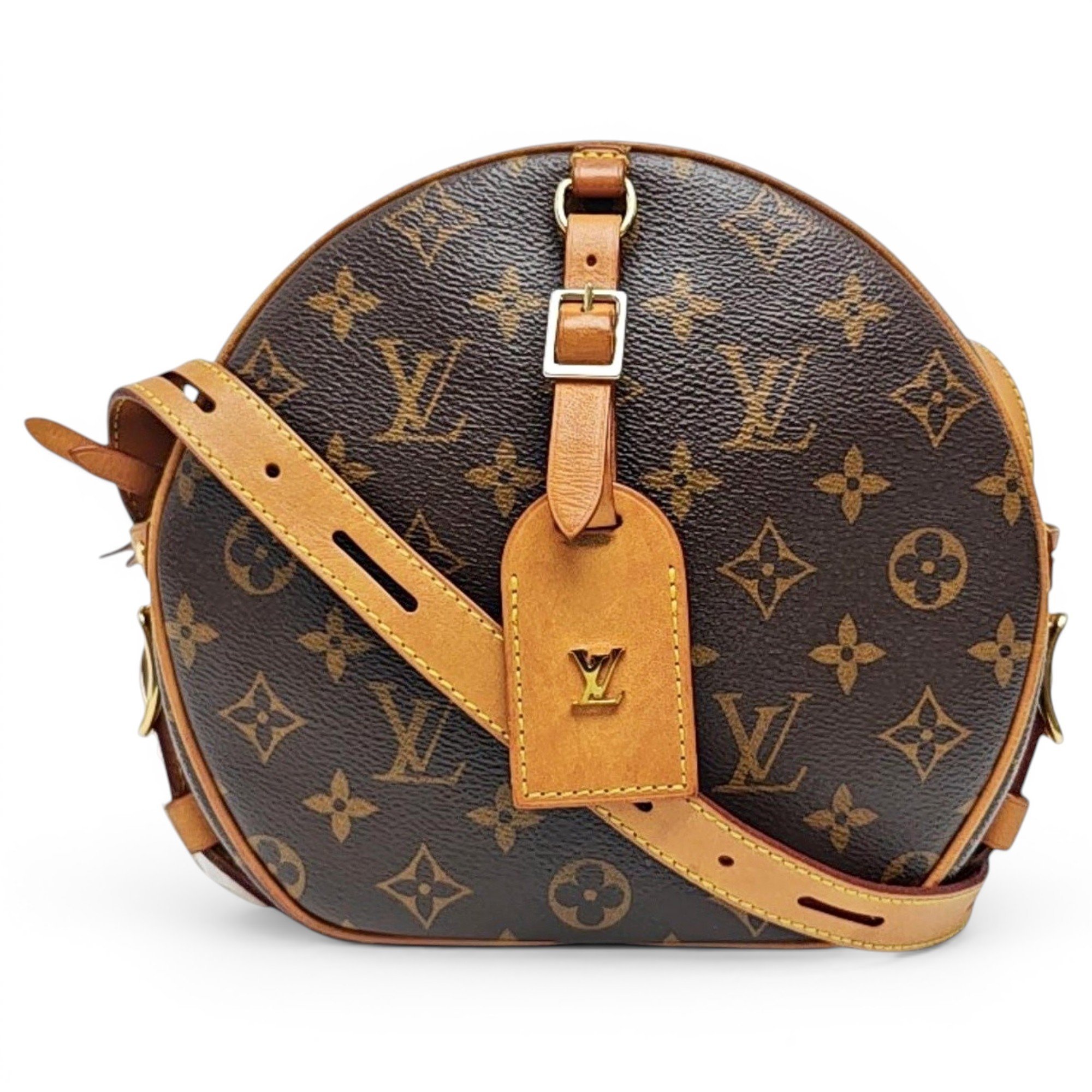 Micro boite chapeau leather handbag