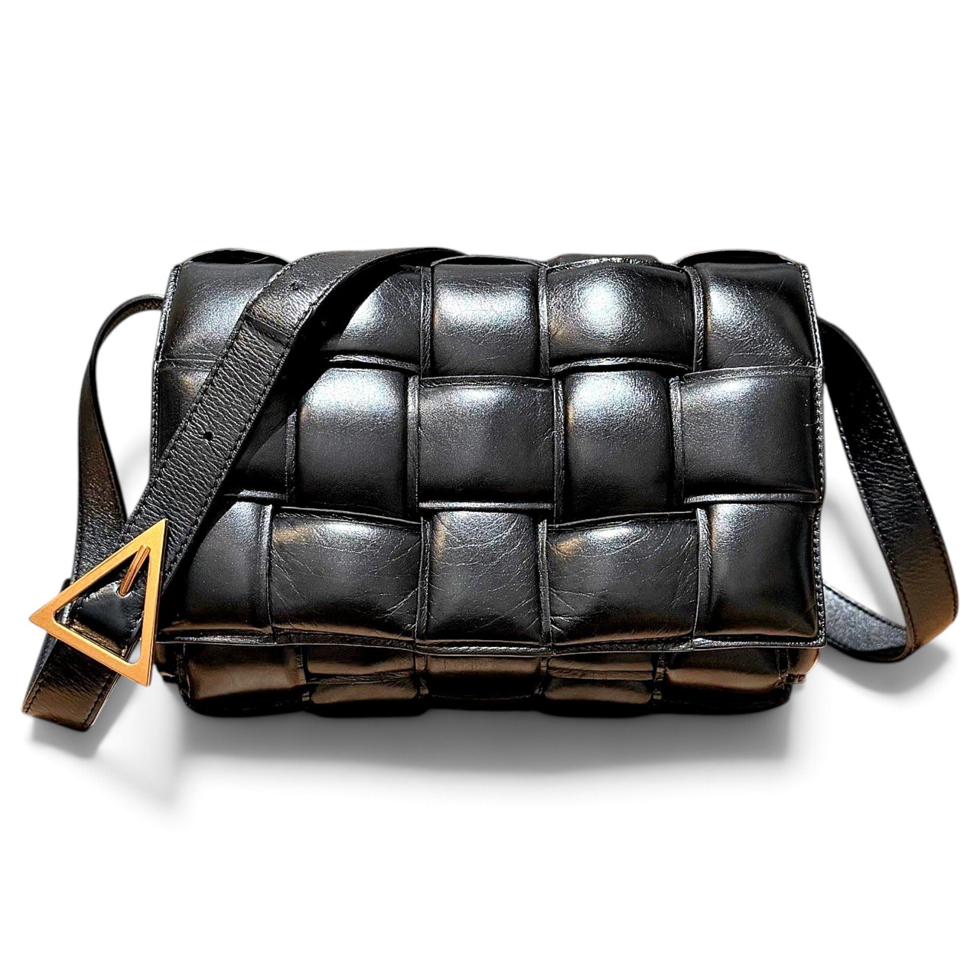Cassette Padded leather crossbody bag