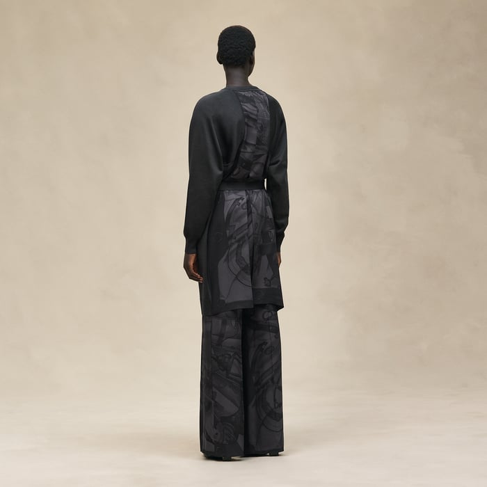 Noir Long Cardigan