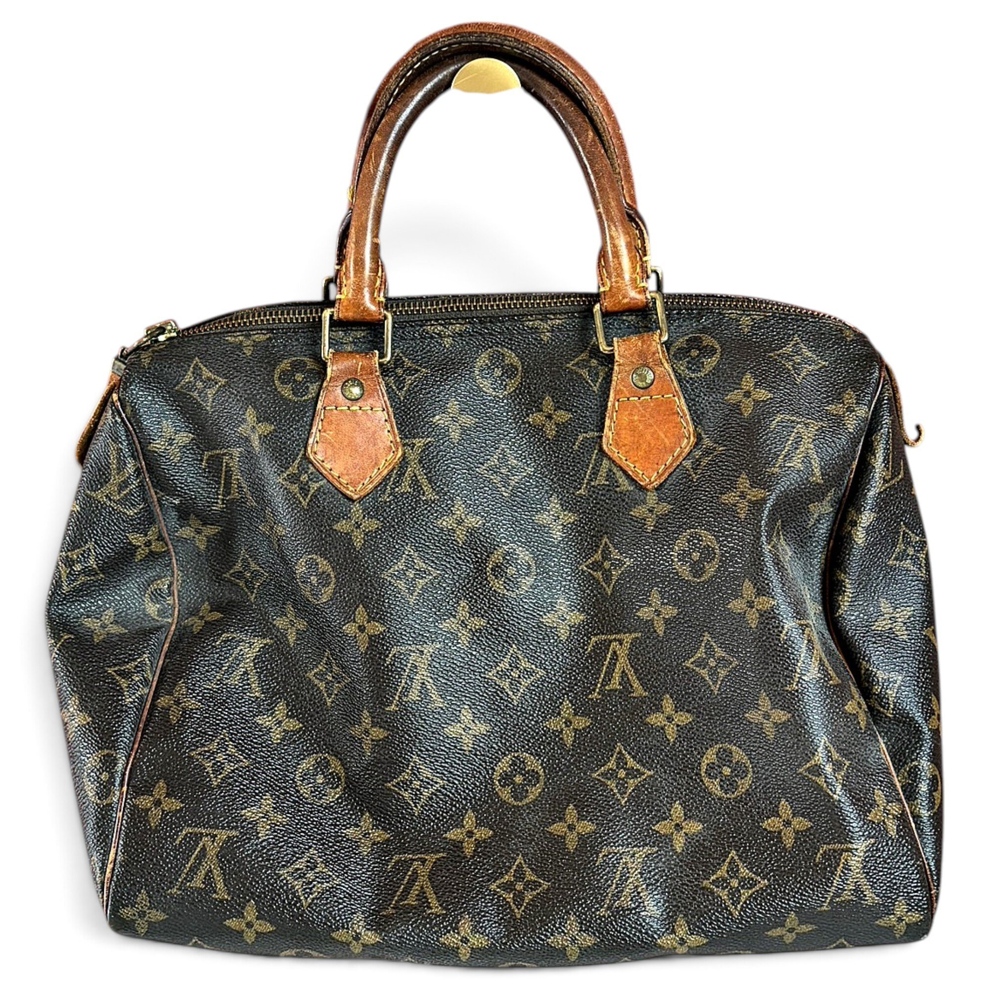Speedy leather handbag