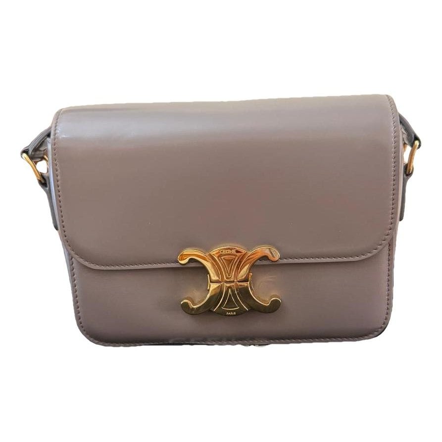 Triomphe leather handbag