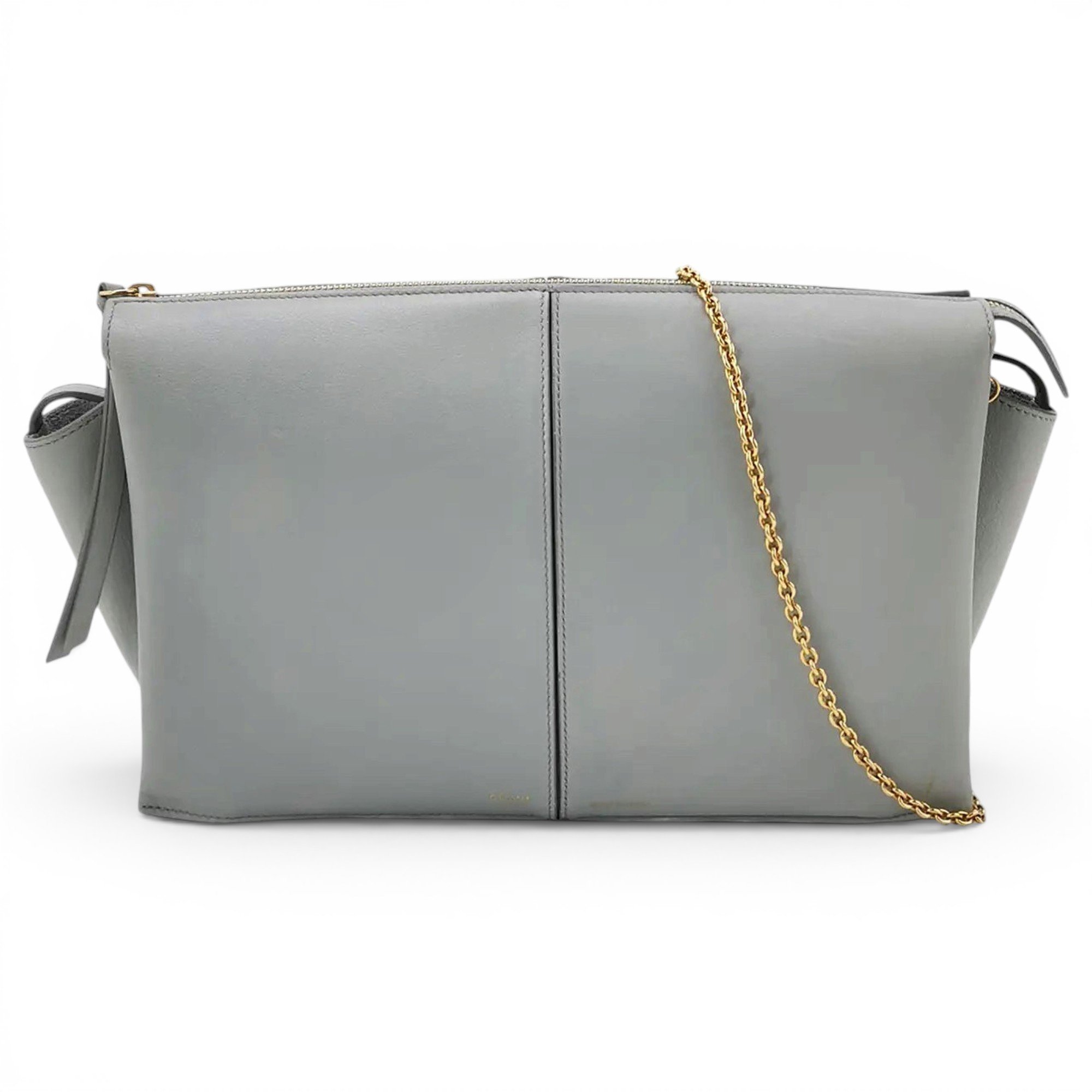 Tri-Fold leather crossbody bag
