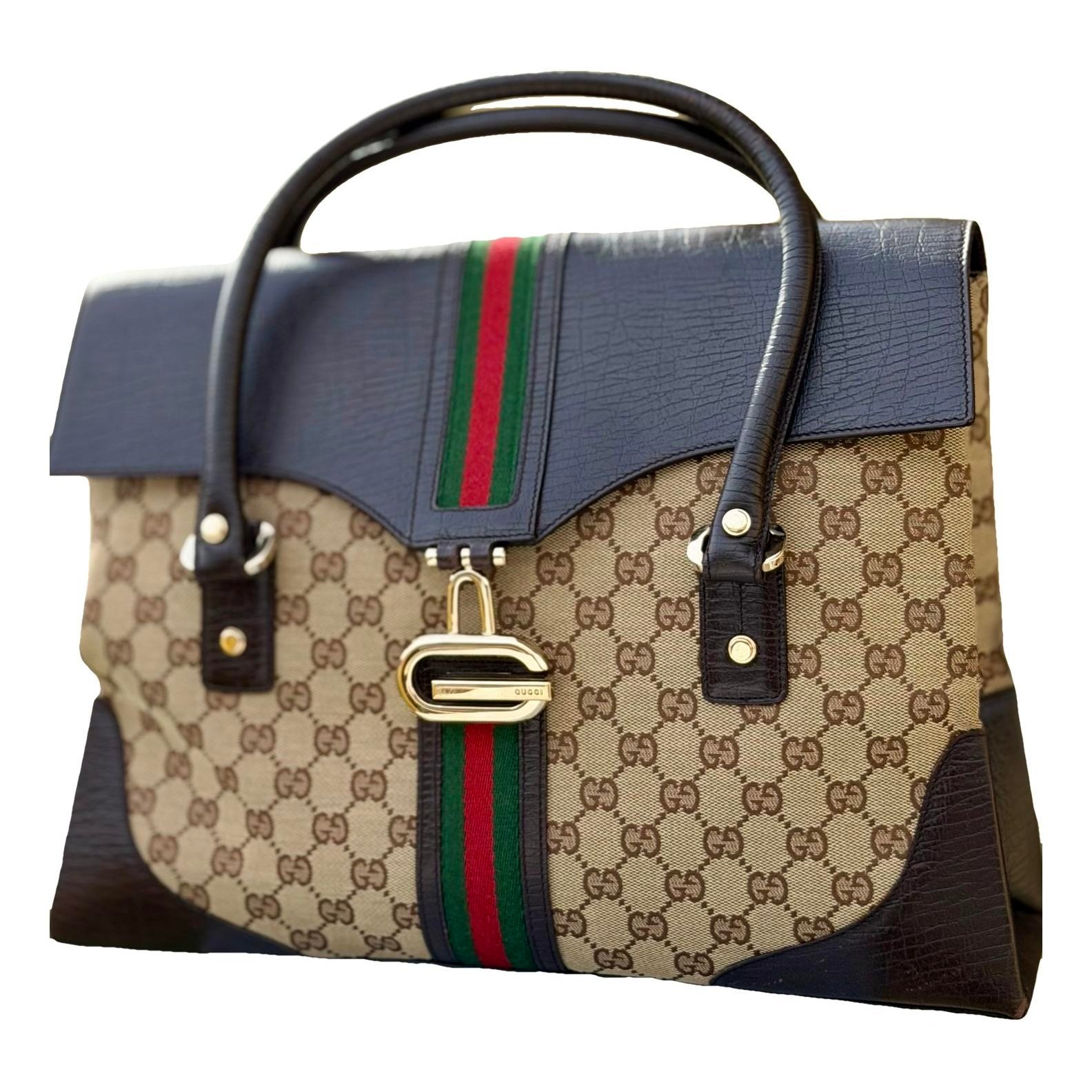 Leather handbag