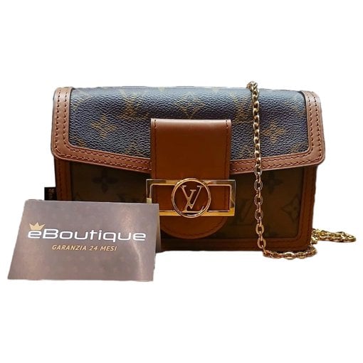 Dauphine leather handbag