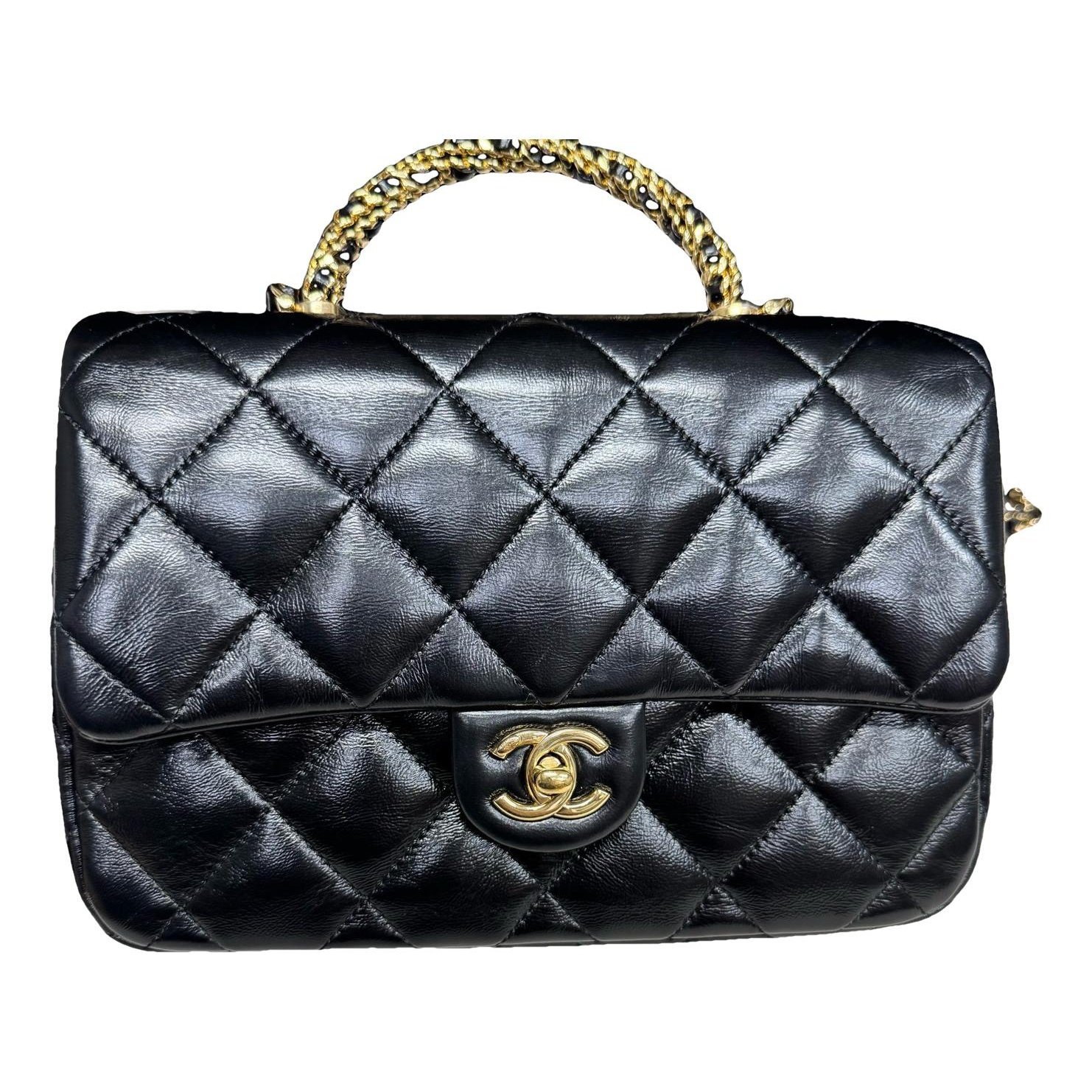 Timeless Classique Top Handle leather handbag