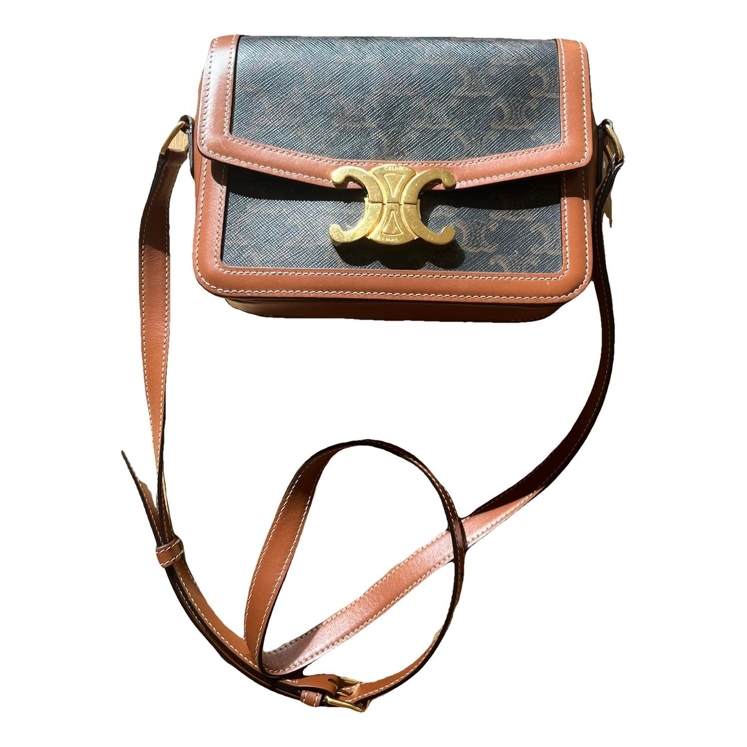 Triomphe cloth handbag