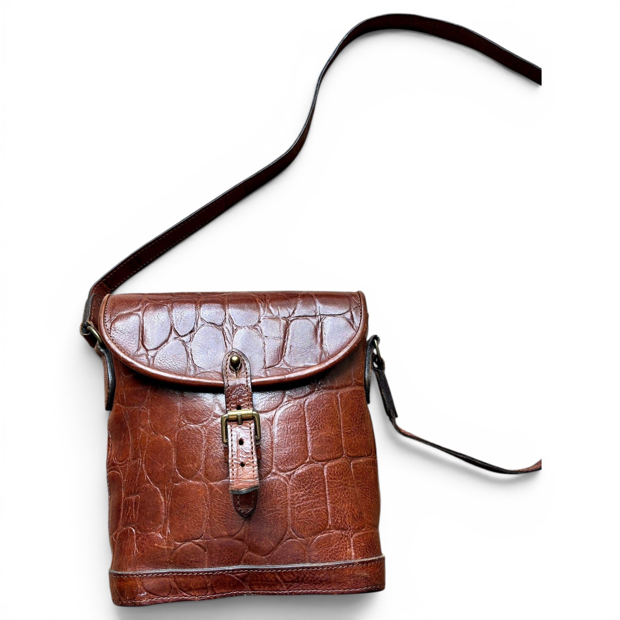 Leather crossbody bag