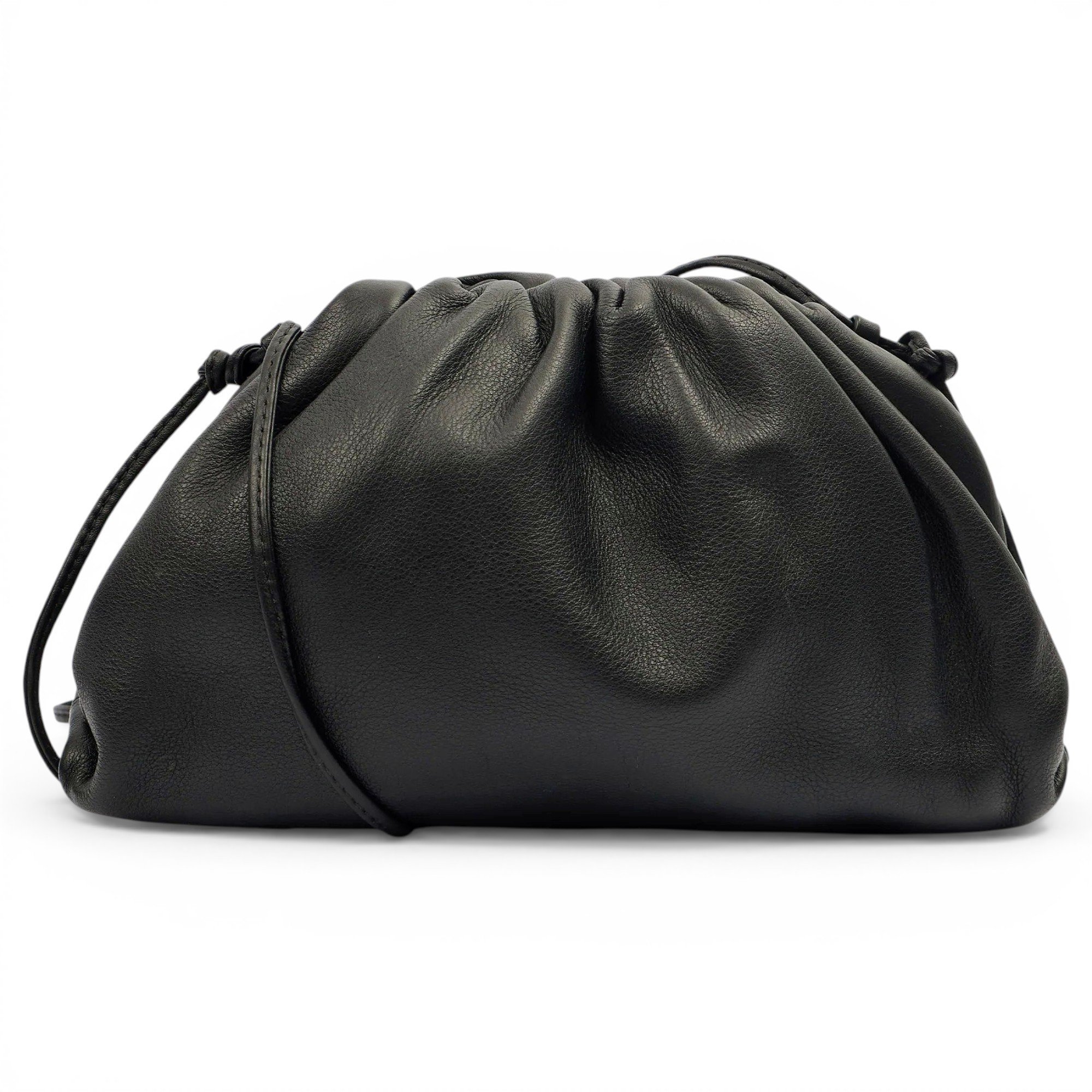 Pouch leather crossbody bag