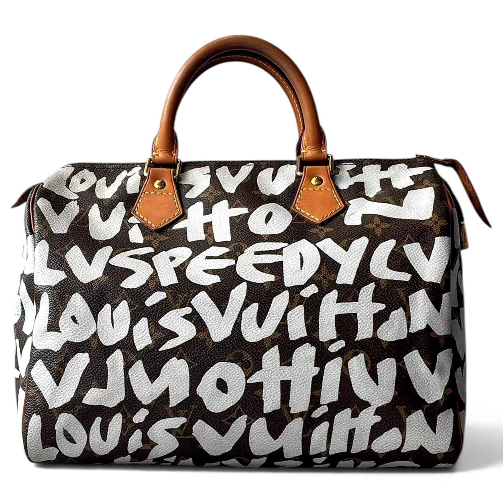 Speedy leather handbag