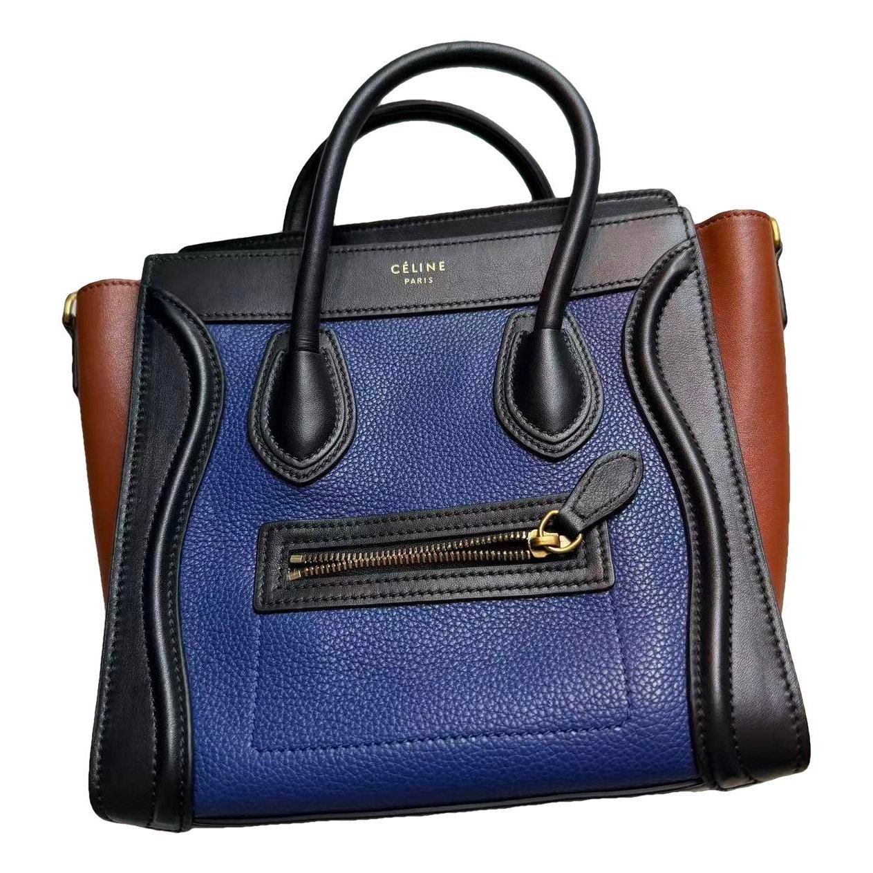 Nano Luggage leather handbag