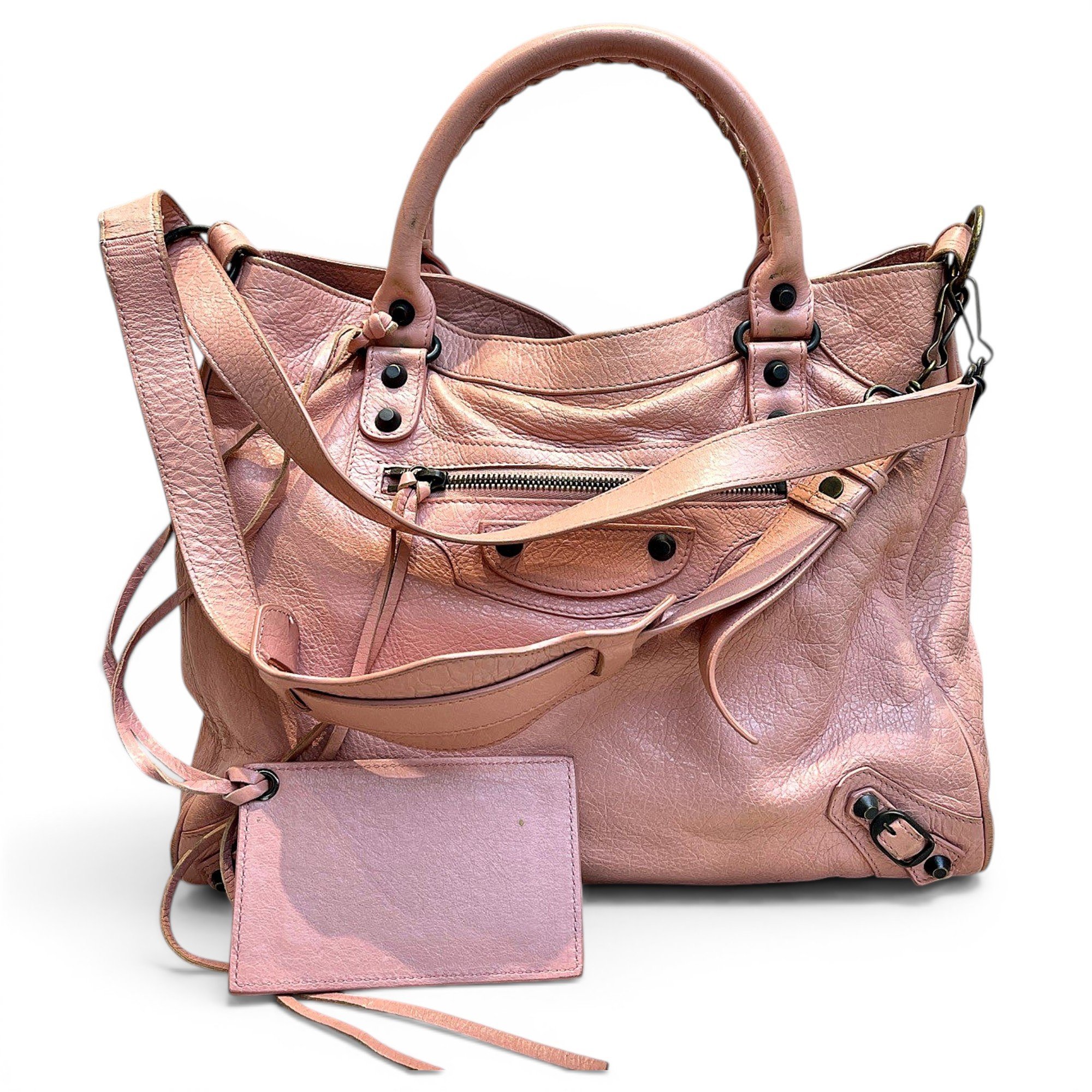 Vélo leather handbag
