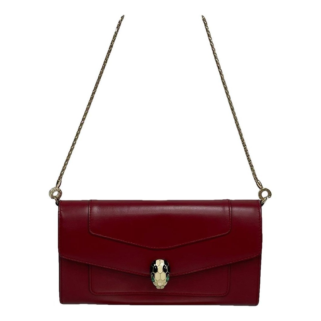 Serpenti leather handbag