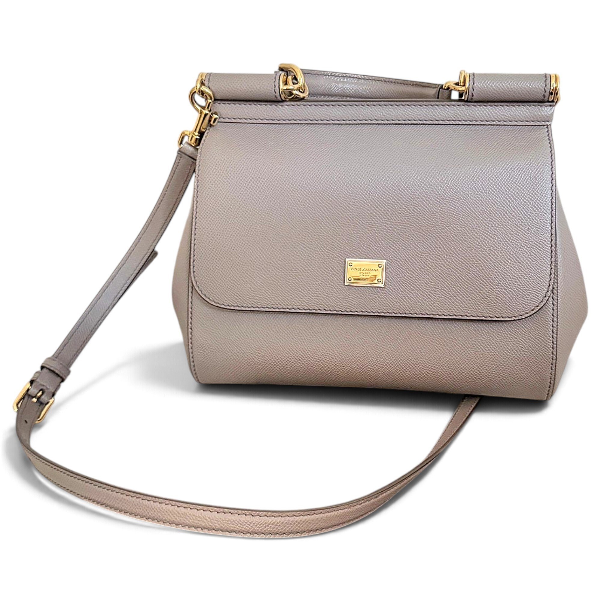 Dolce & Gabbana Sicily leather crossbody bag