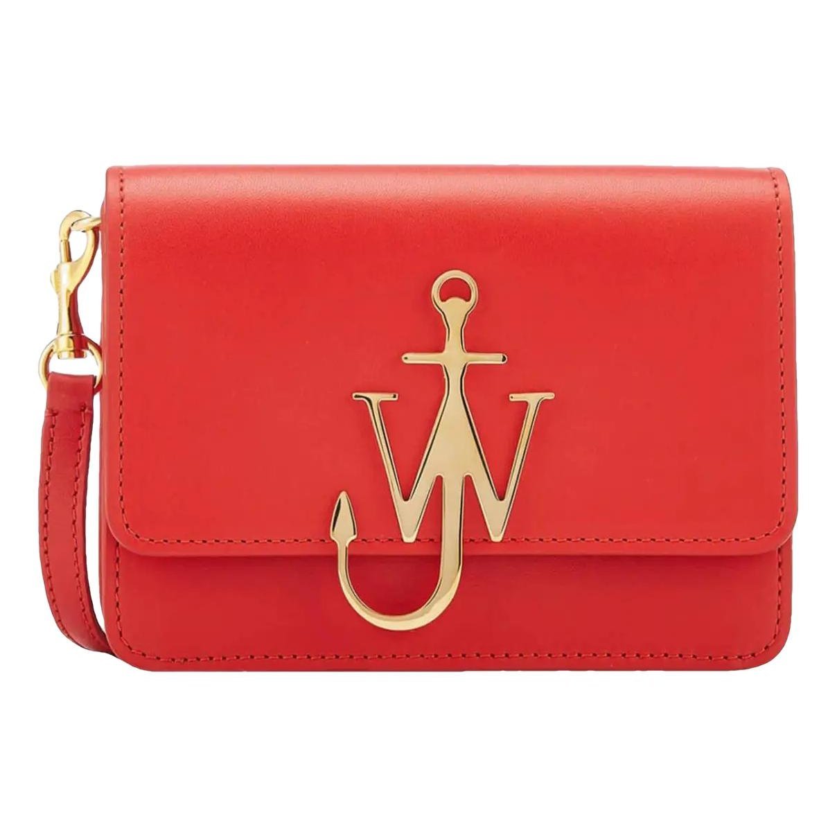 JW Anderson Logo leather crossbody bag