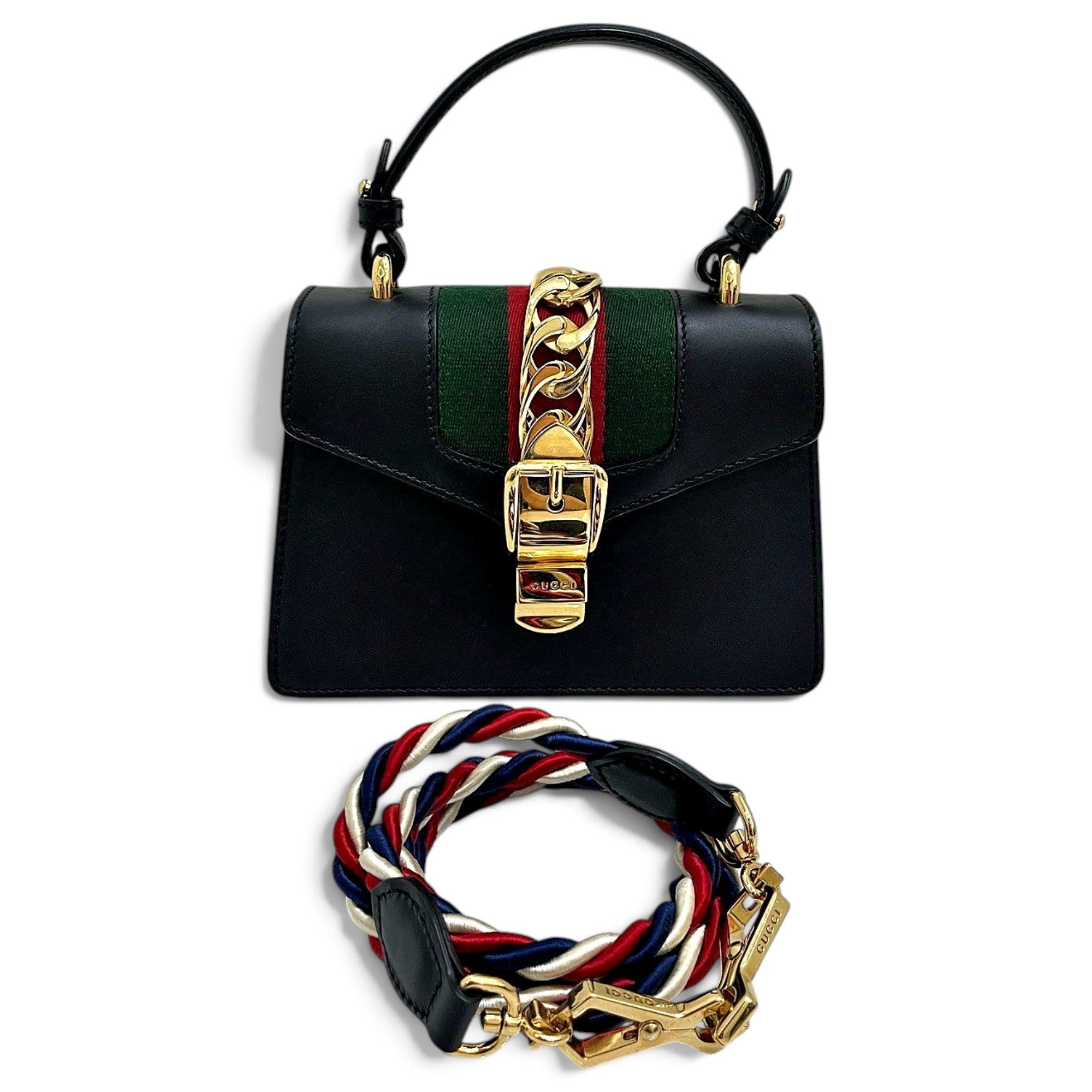 Sylvie Top Handle leather crossbody bag