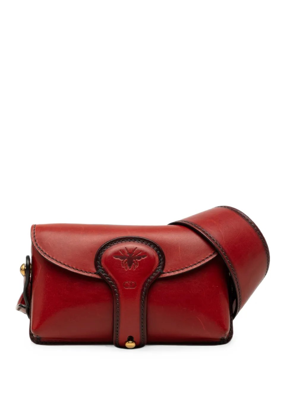 2017 Mini Leather D Bee Saddle Bag crossbody bag