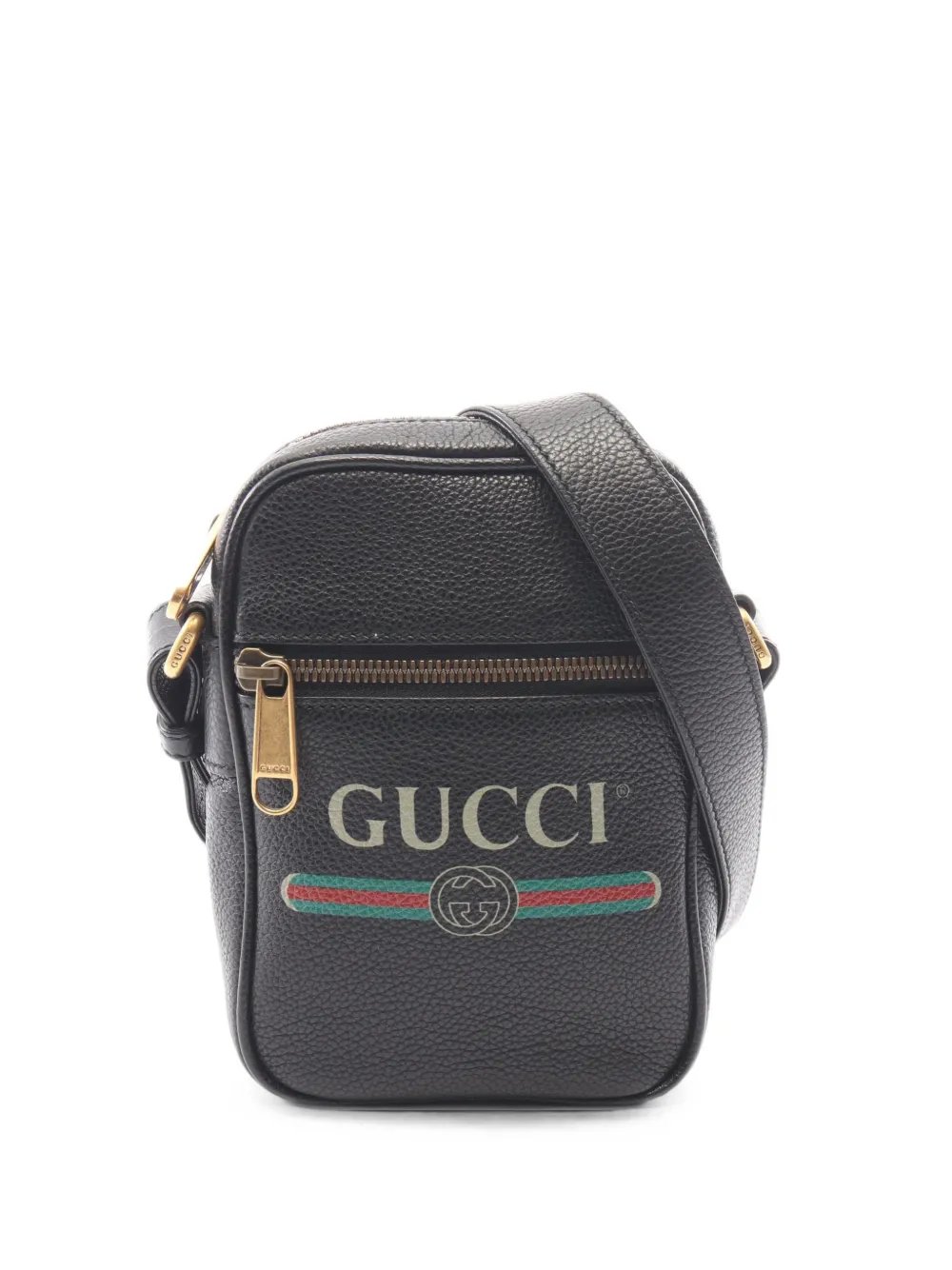 2010s Webbing leather shoulder bag