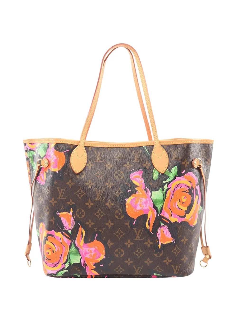 2008 Monogram Roses Neverfull MM tote bag