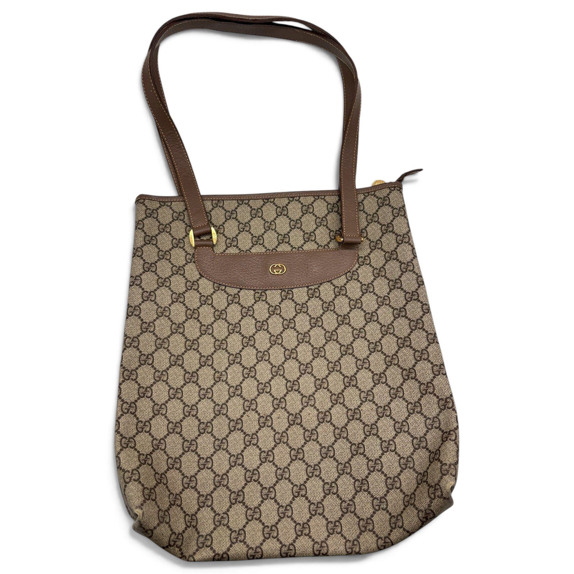 Leather tote
