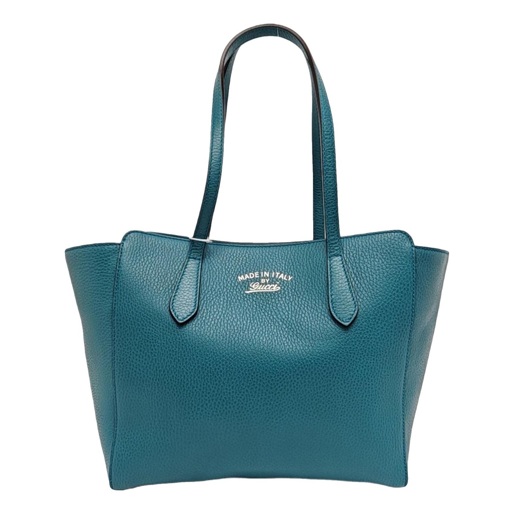 Swing leather tote