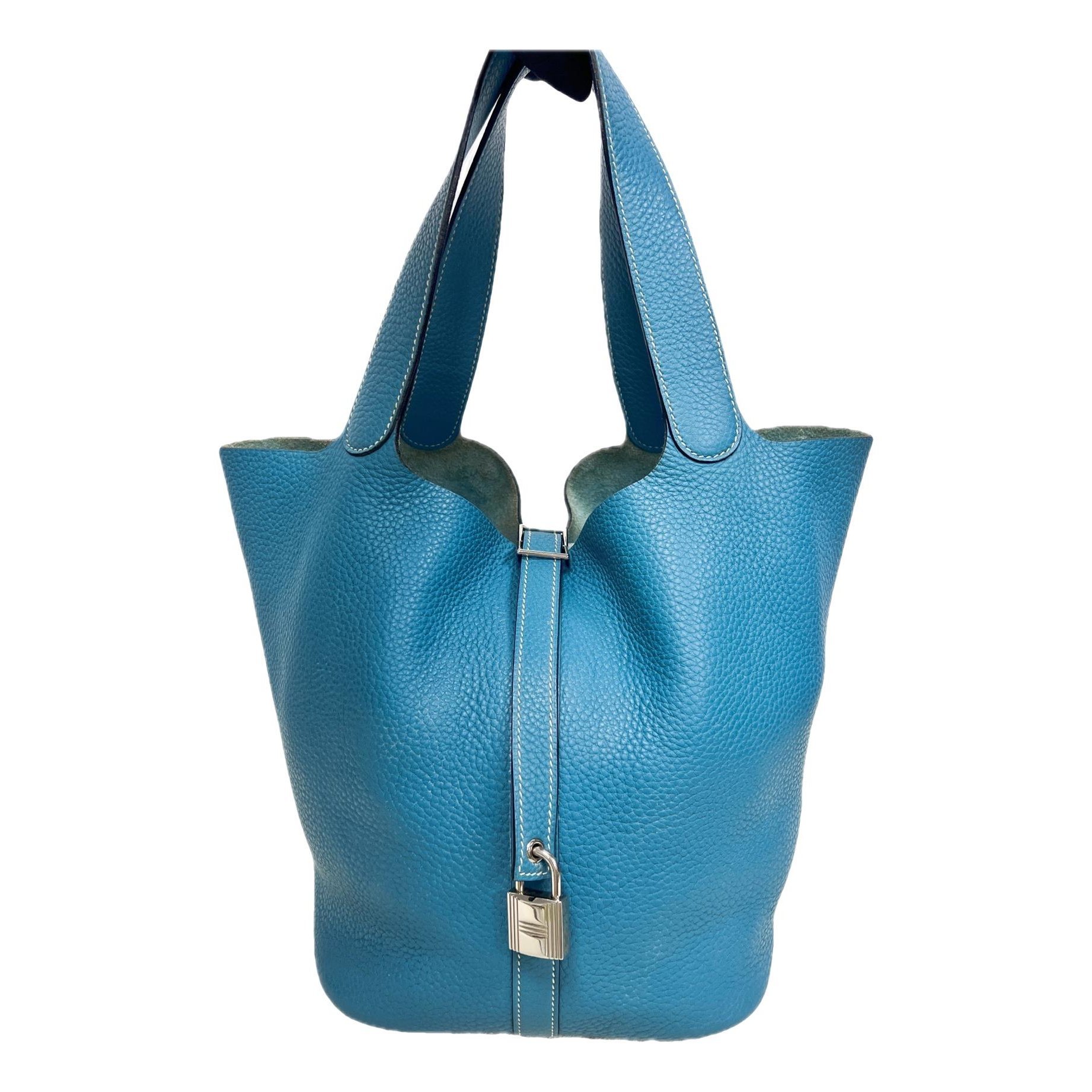 Picotin leather handbag