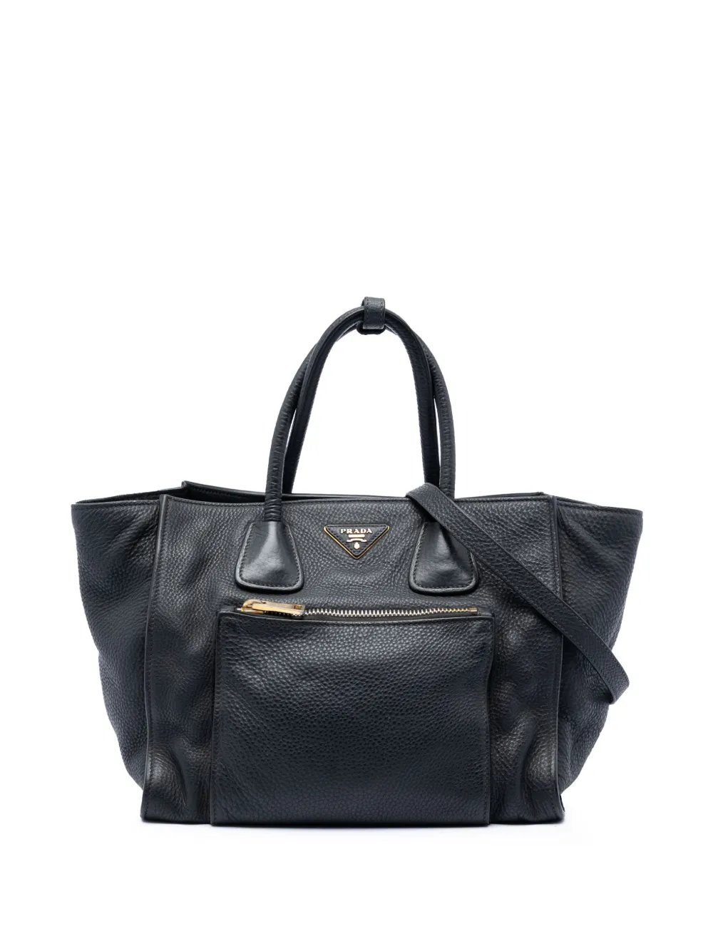 2013-2026 Vitello Daino Front Pocket Open Convertible Tote satchel
