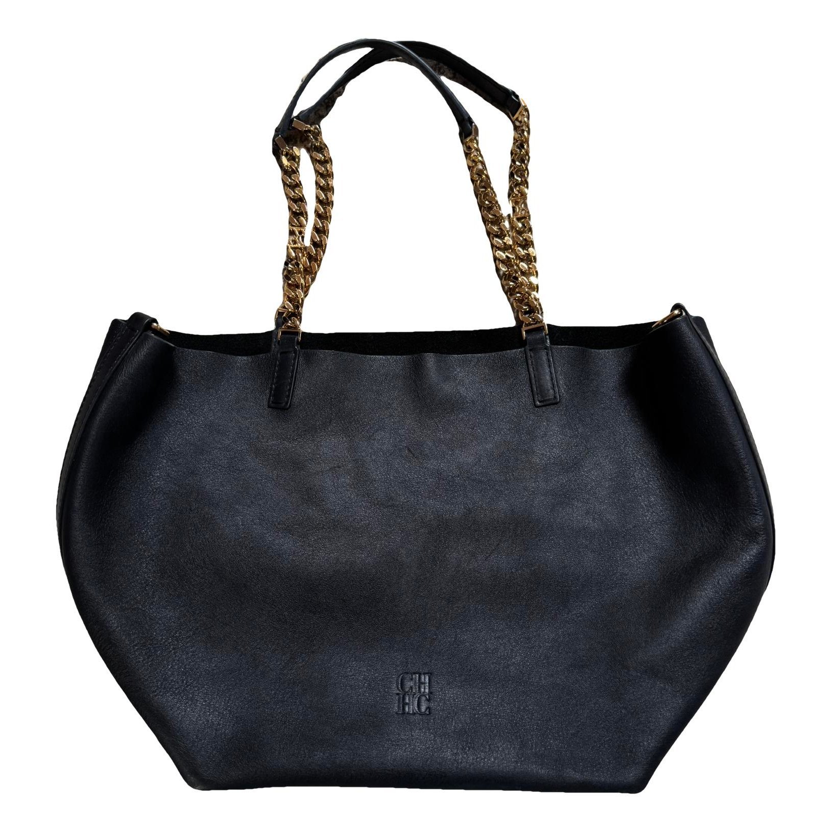 Leather tote