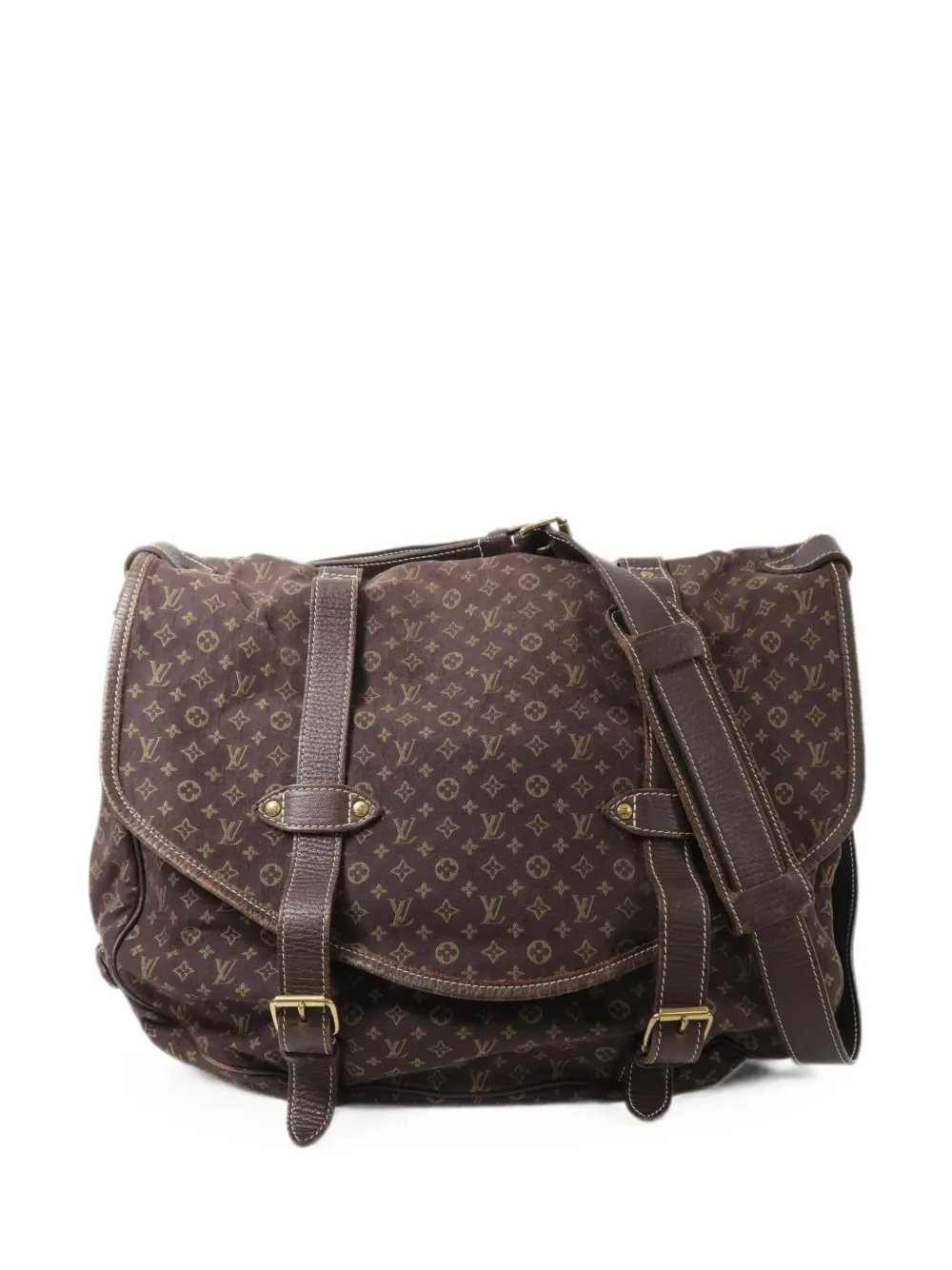 XL Mini Lin Saumur Monogram shoulder bag