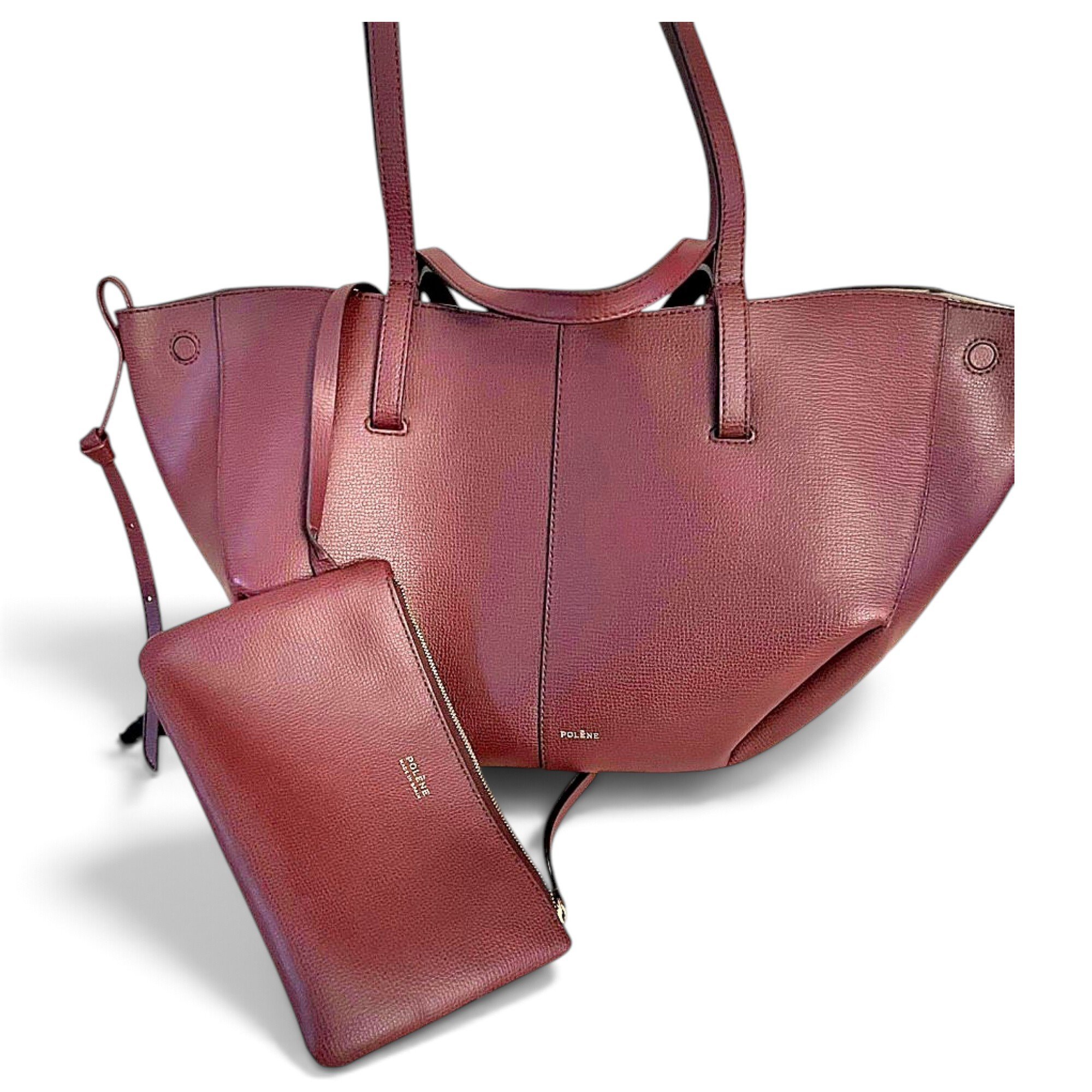 Polene Le Cabas leather tote