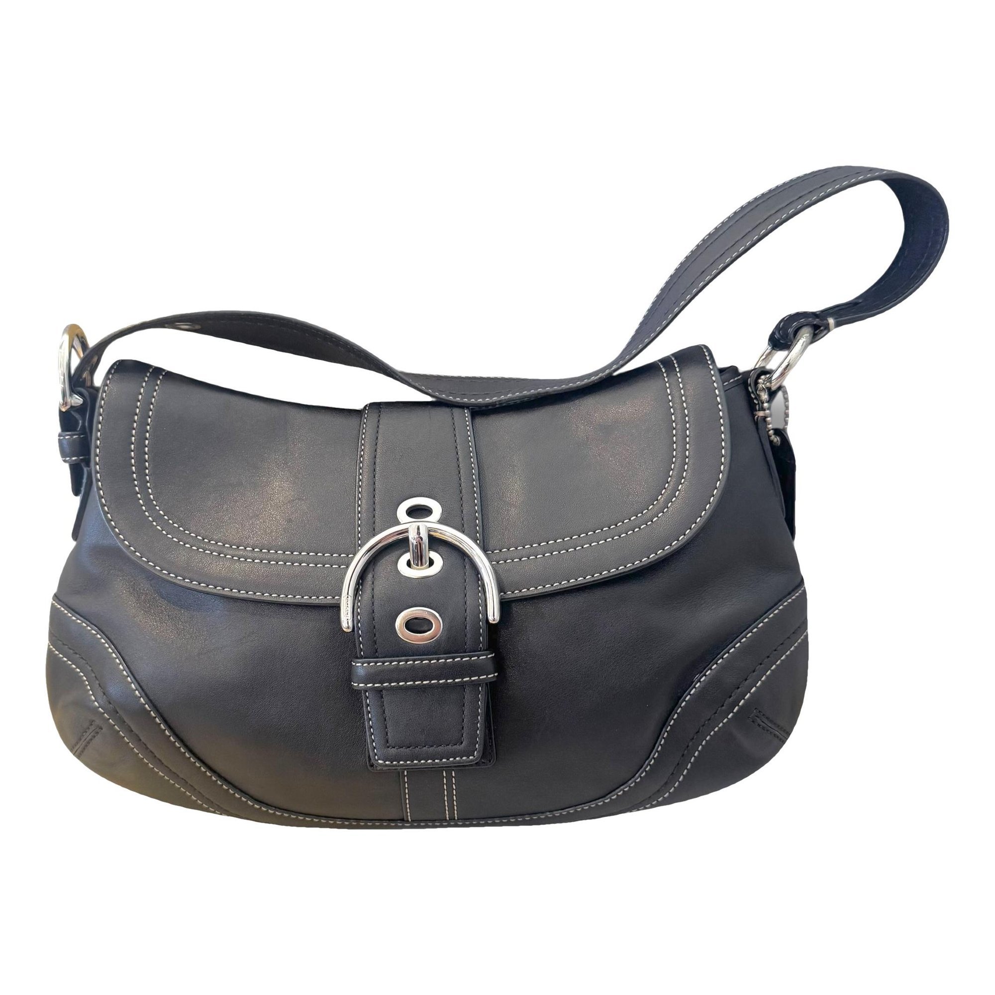 Signature Sufflette leather handbag