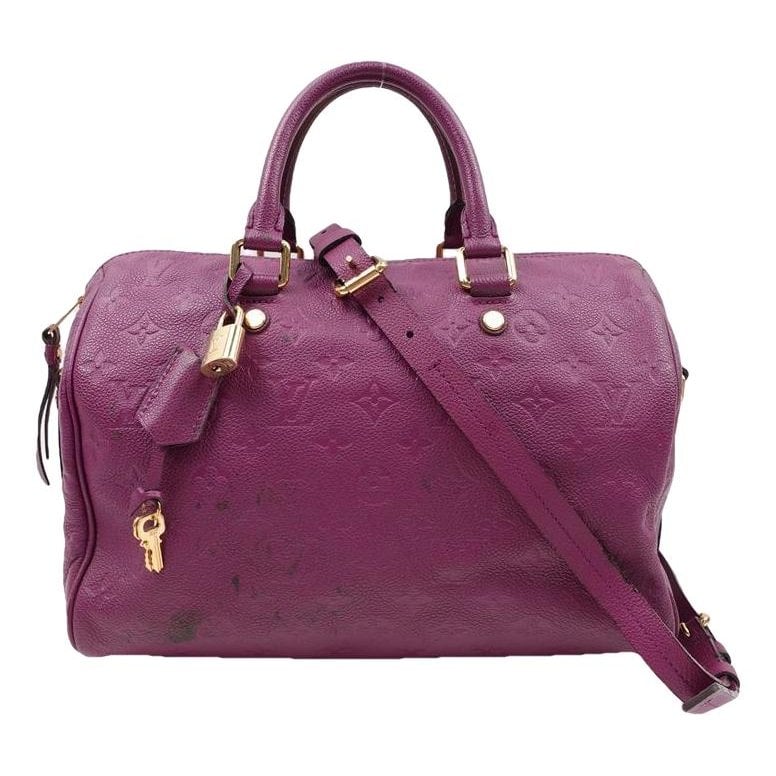Speedy leather handbag