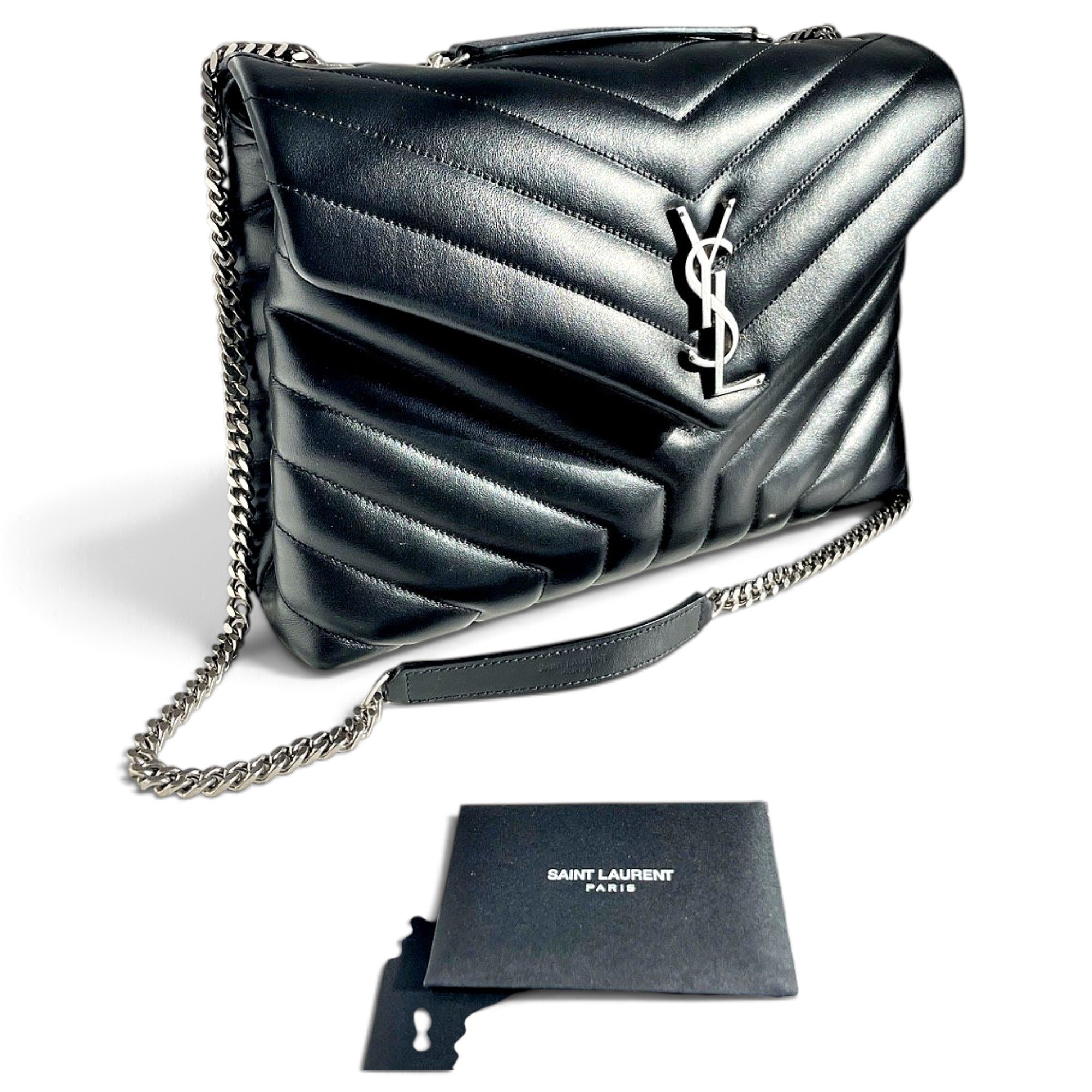 Saint Laurent Loulou Puffer leather handbag