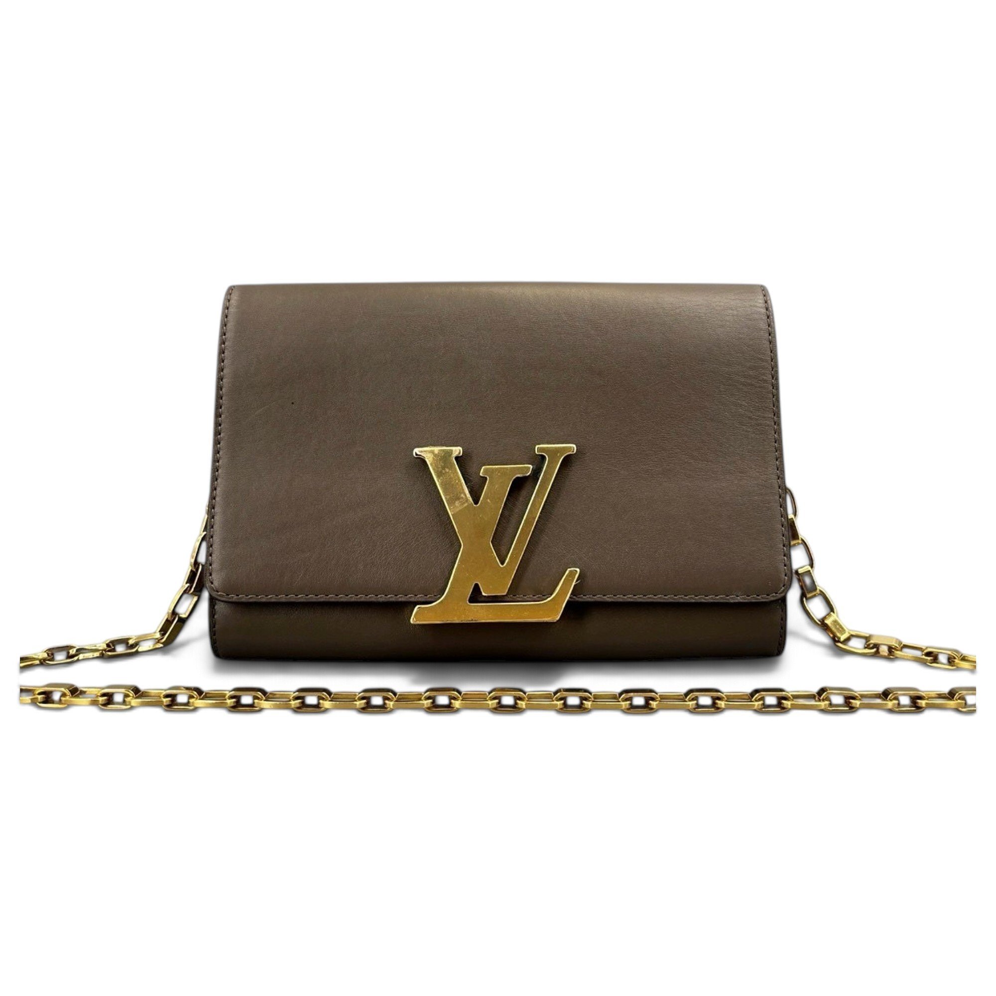 Twist leather crossbody bag