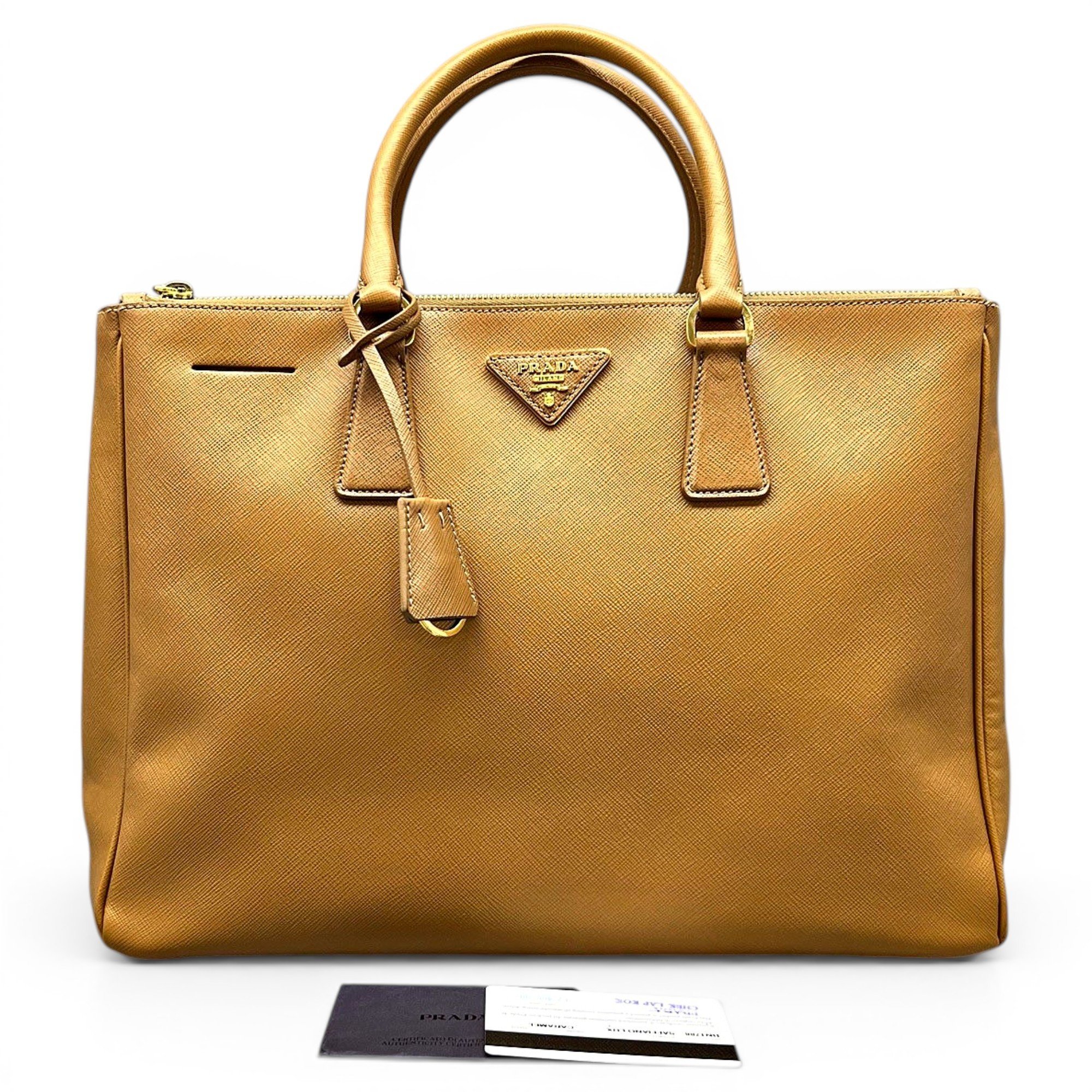 Galleria leather handbag