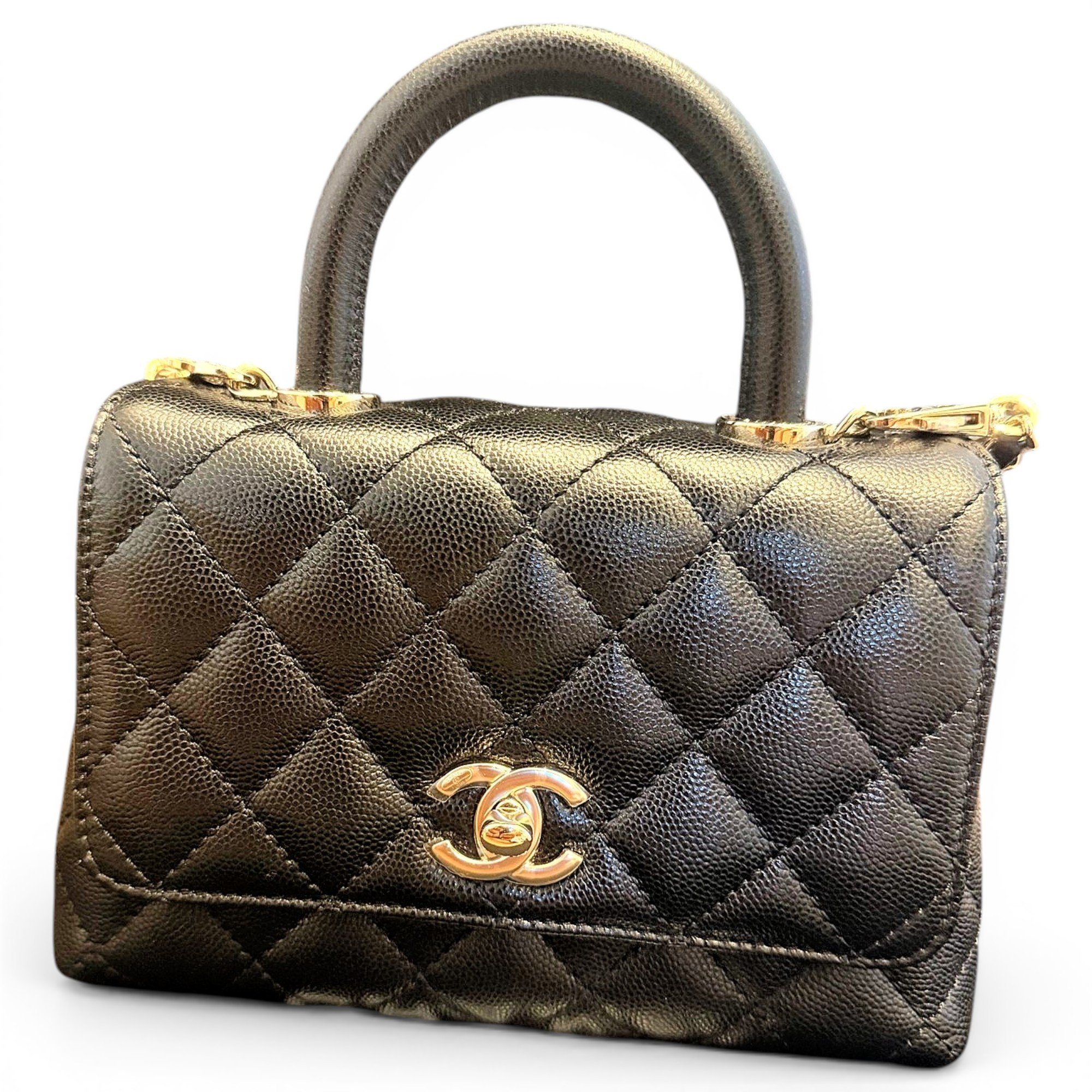 Coco Handle leather handbag