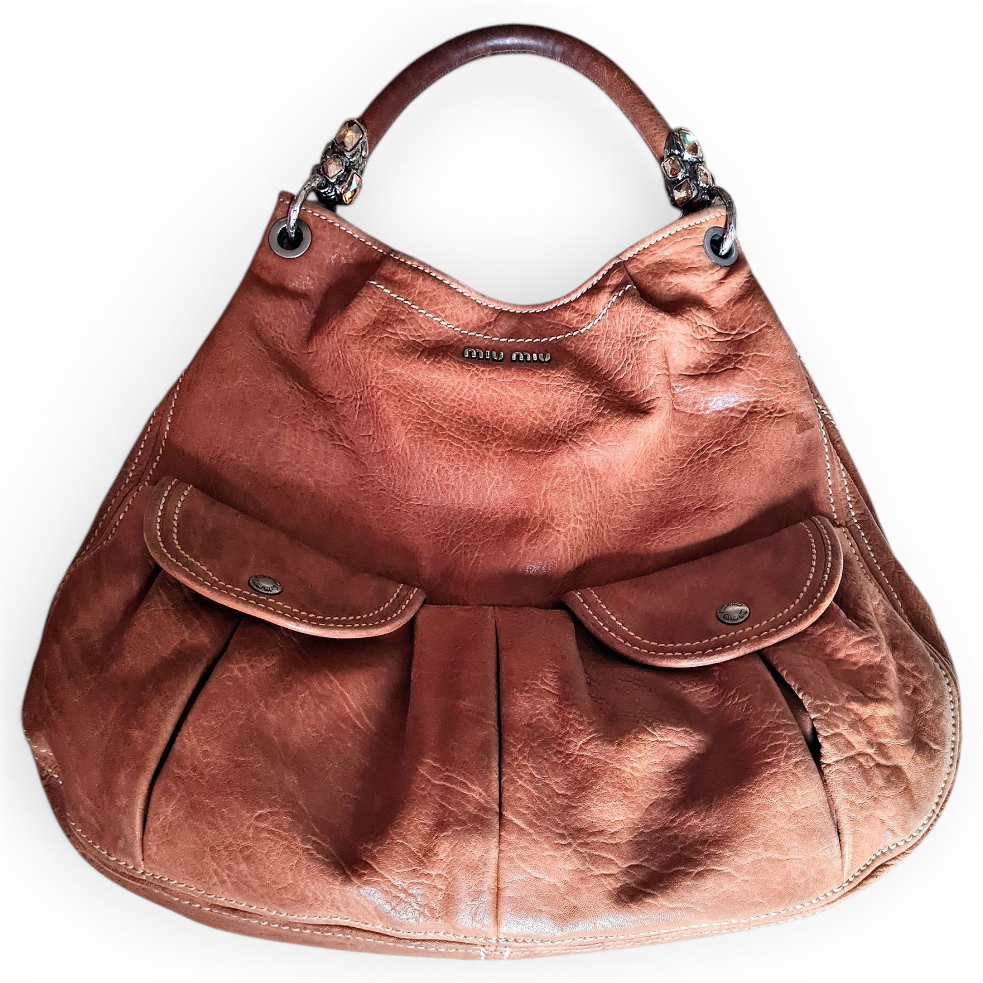Leather handbag
