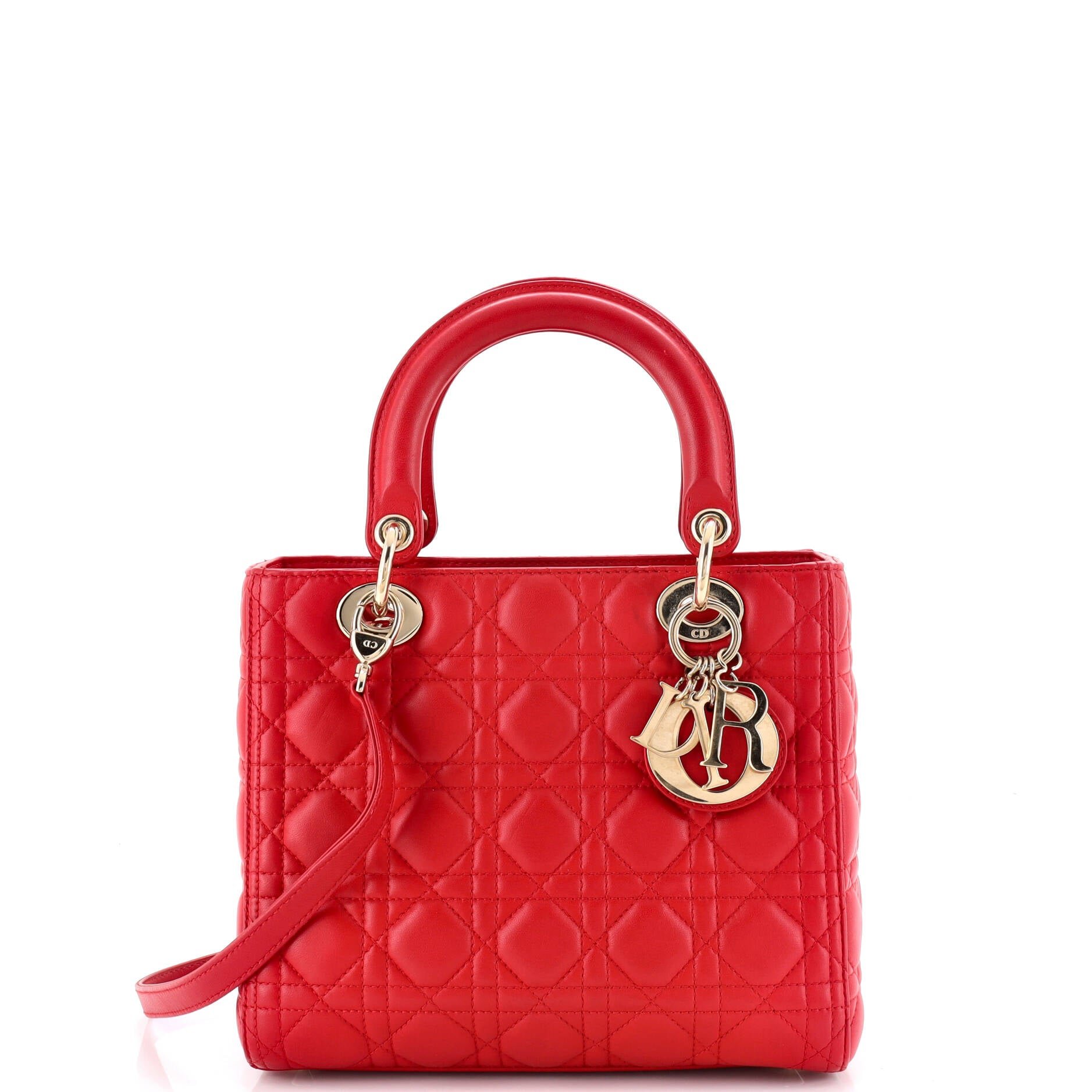 Dior Lady Dior Bag Cannage Quilt Lambskin Medium