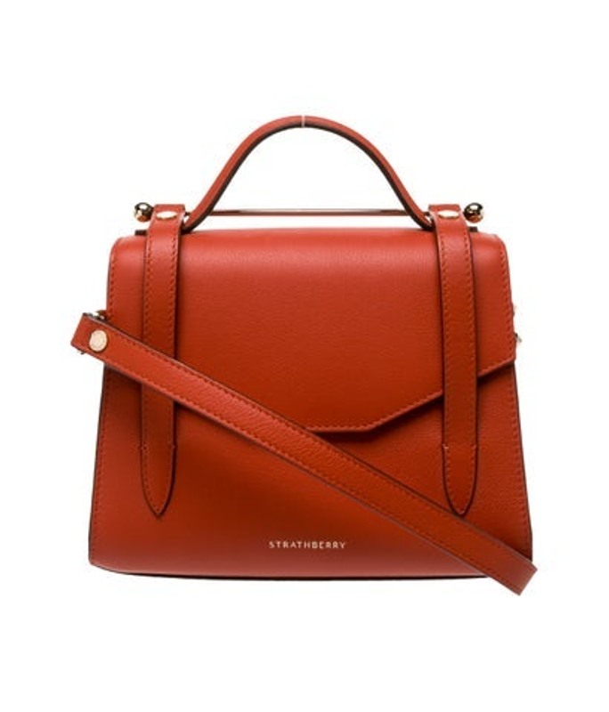 Strathberry Leather Top Handle Bag