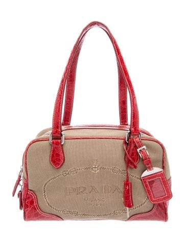 Enameled Metal Triangle Shoulder Bag