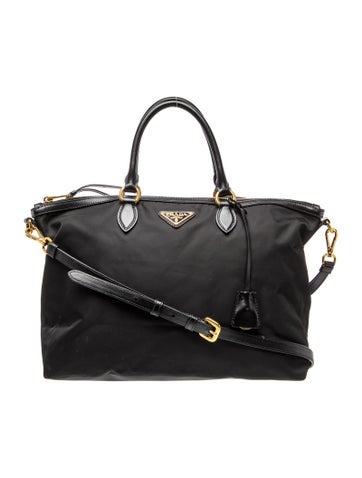 Tessuto Nylon Top Handle Bag