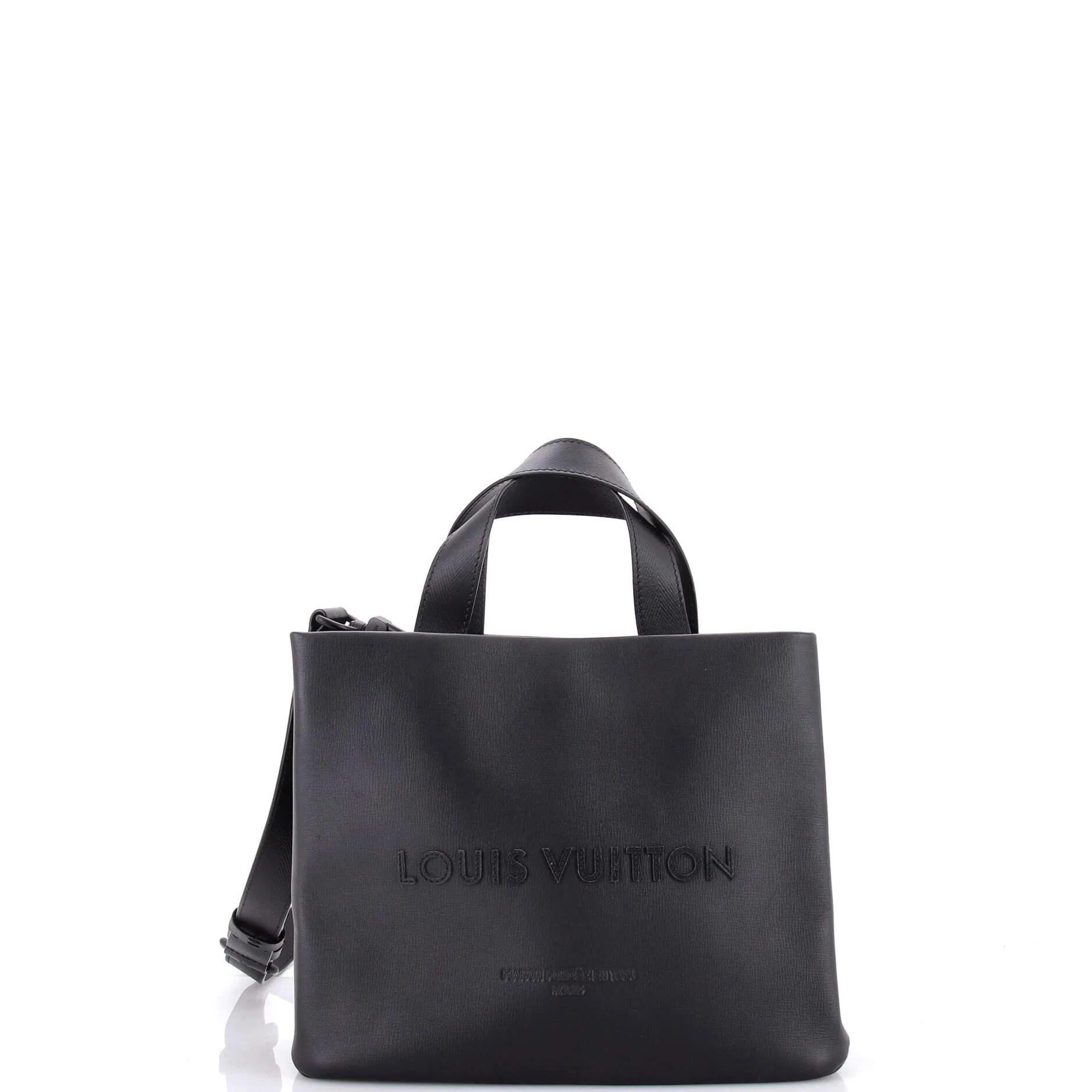 Leather tote